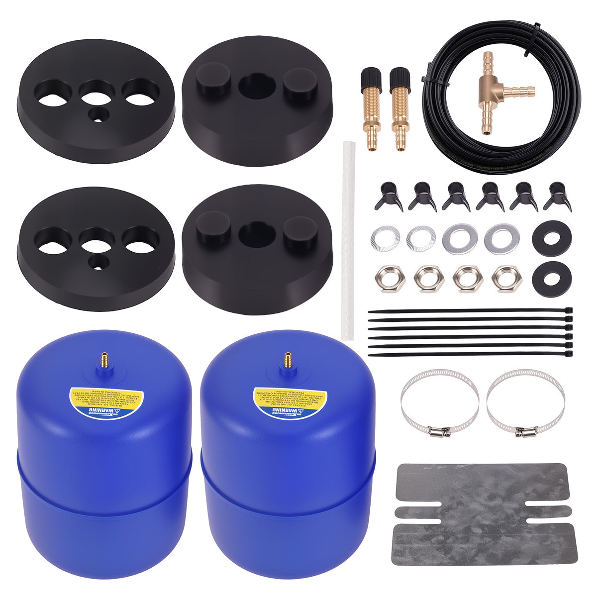 Rear Air Suspension Helper Spring Kit compatible For Jeep Wrangler 2.0L 1997CC 2018-on