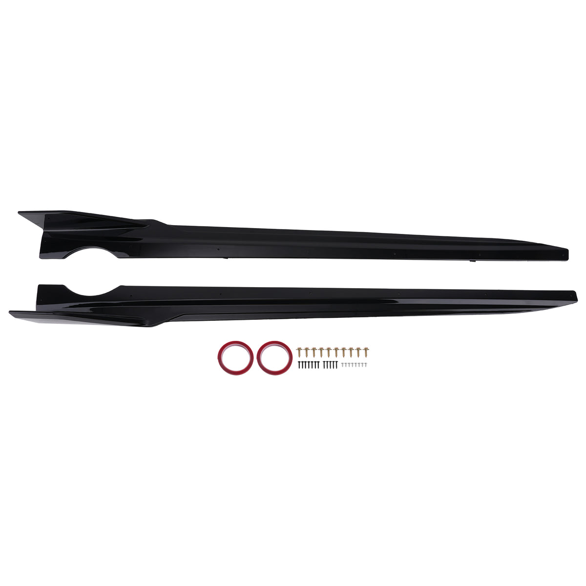 Side Skirt Extension 2x Kit compatible For BMW X5 G05 M Sport 2019-2025 Black ABS Plastic