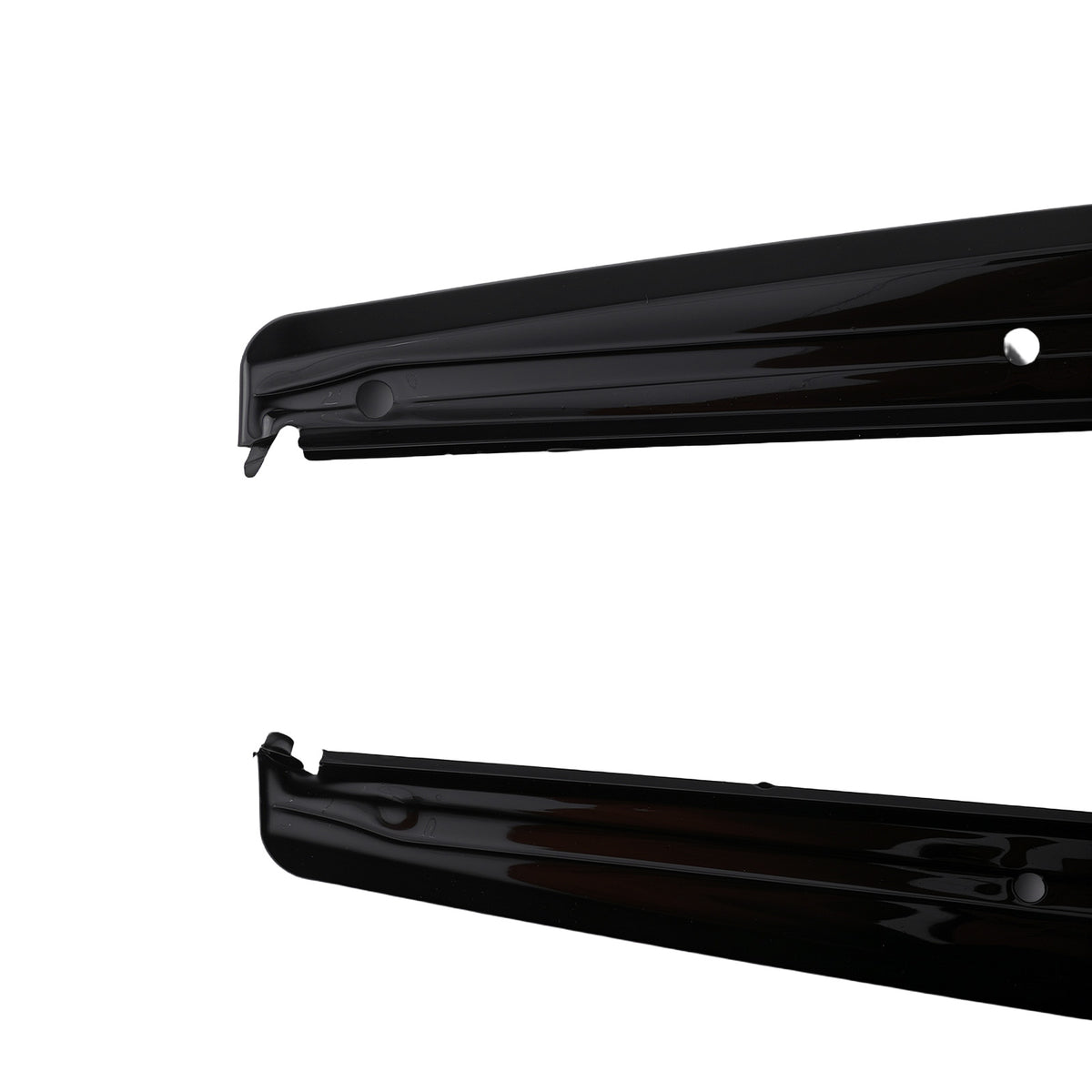ABS Side Skirt Extension Panel compatible For BMW F30 F31 3-Series M Sport 12-18 Black