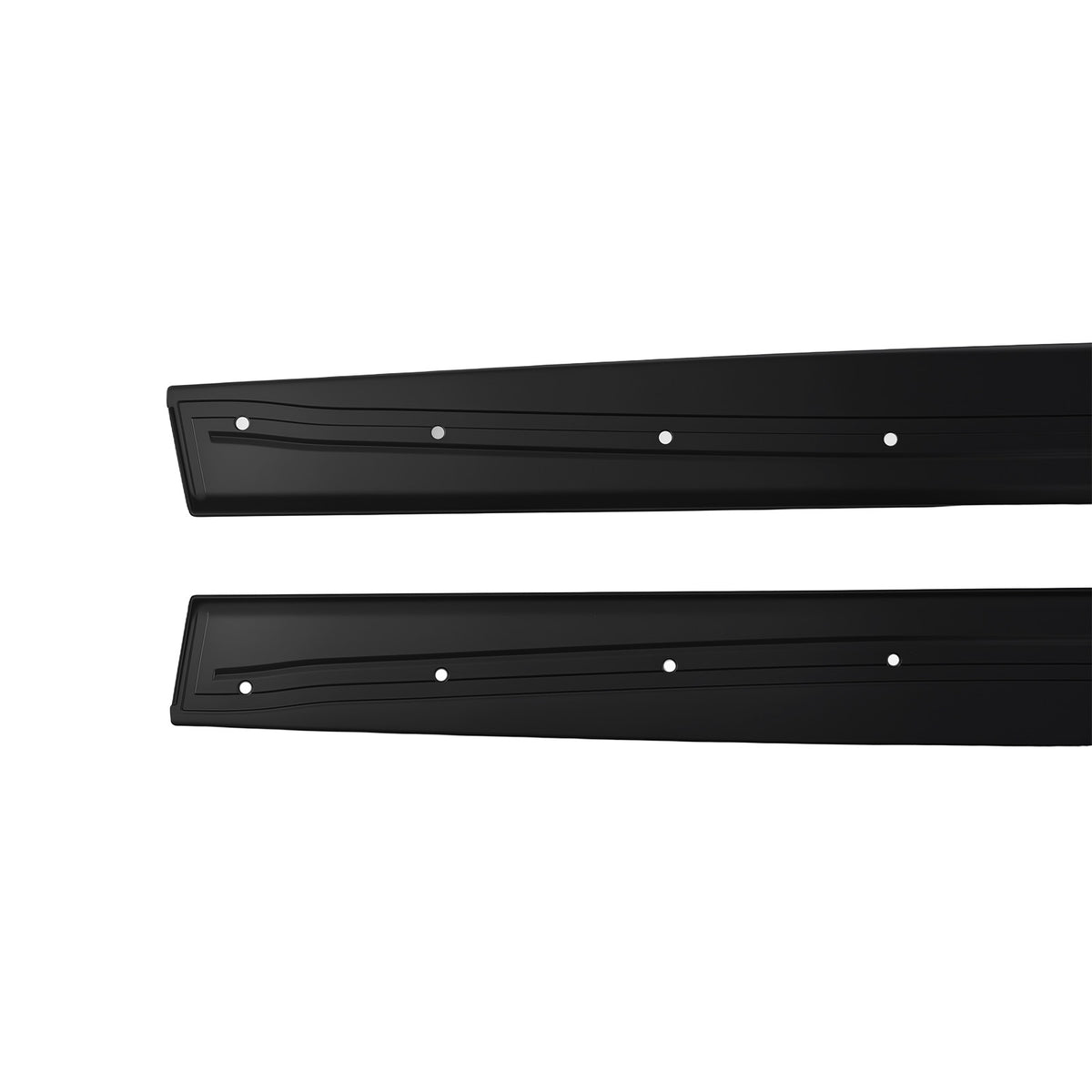 ABS Side Extension Panel compatible For BMW F32 F33 F36 4-Series 2014-2020  Matte Black