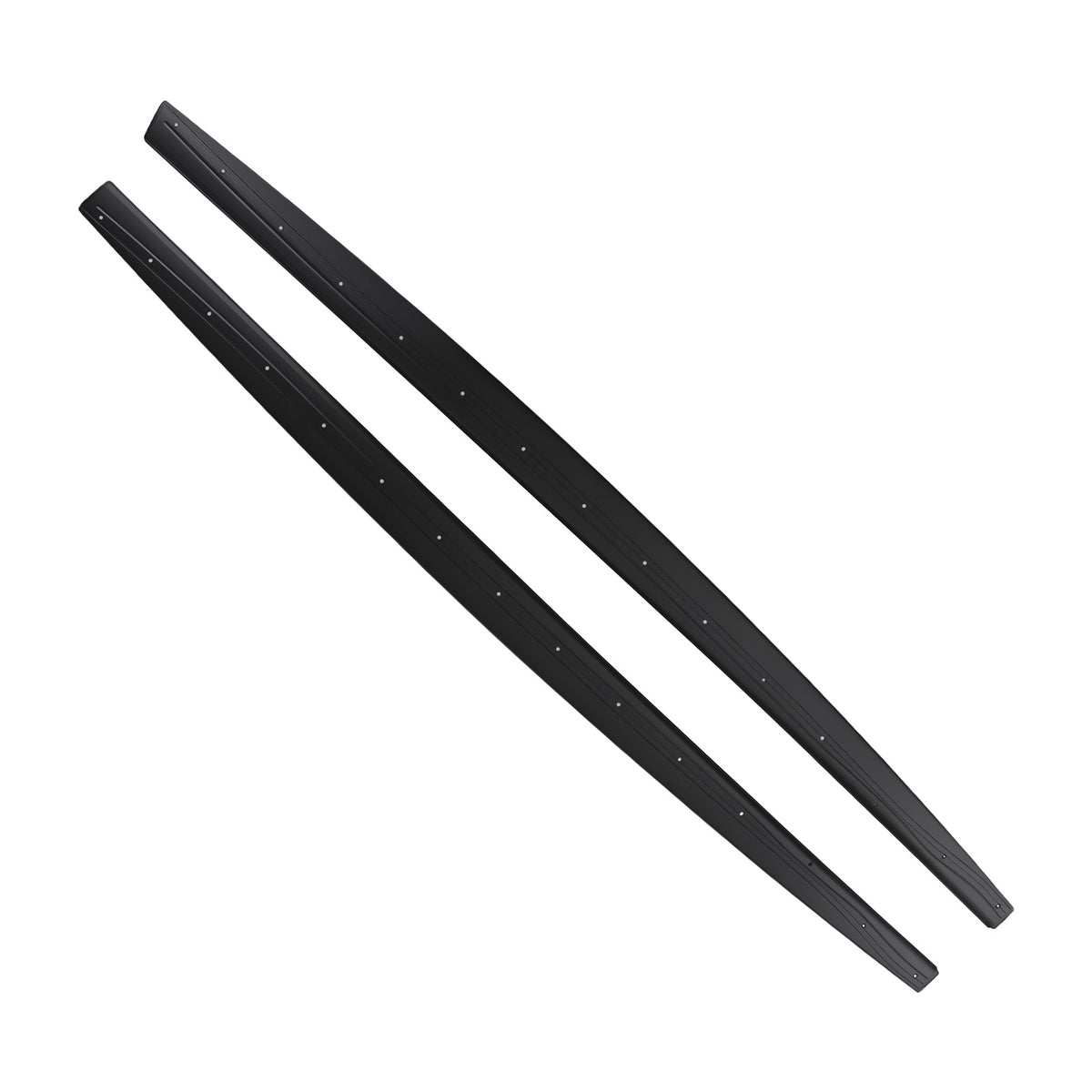ABS Side Extension Panel compatible For BMW F32 F33 F36 4-Series 2014-2020  Matte Black
