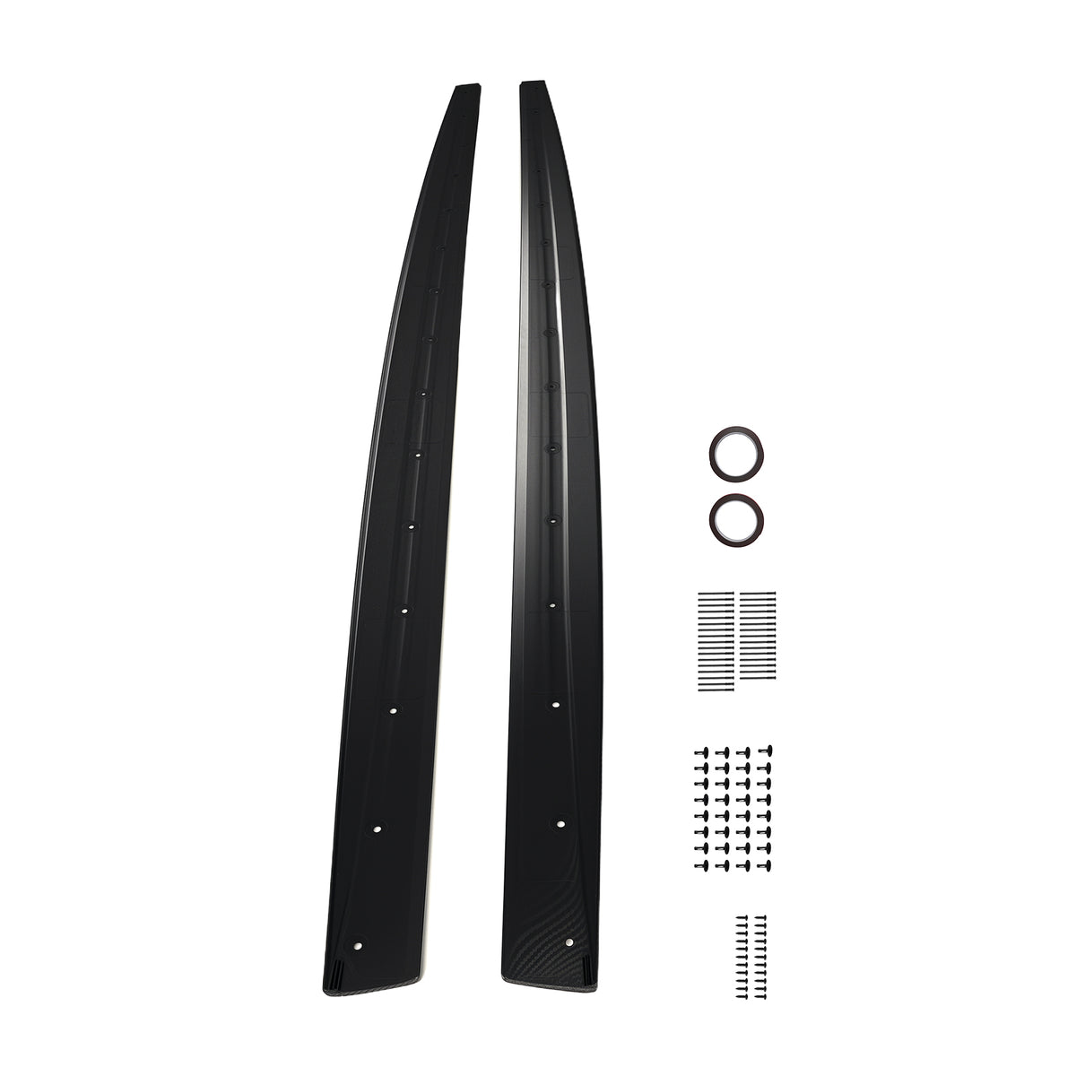 Side Skirt Body Kit compatible For BMW F32 F33 F36 4-Series 2014-2020  Carbon Look Extension