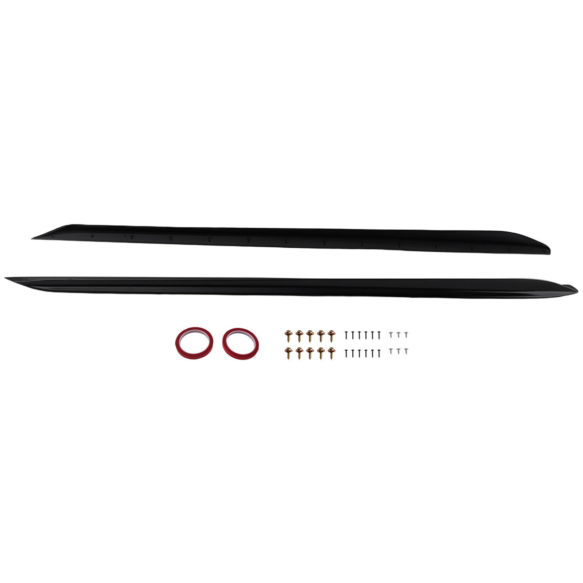 ABS Extension Panels compatible For BMW G20 3-Series M-Sport 2019-2023 Black Side Skirt Kit