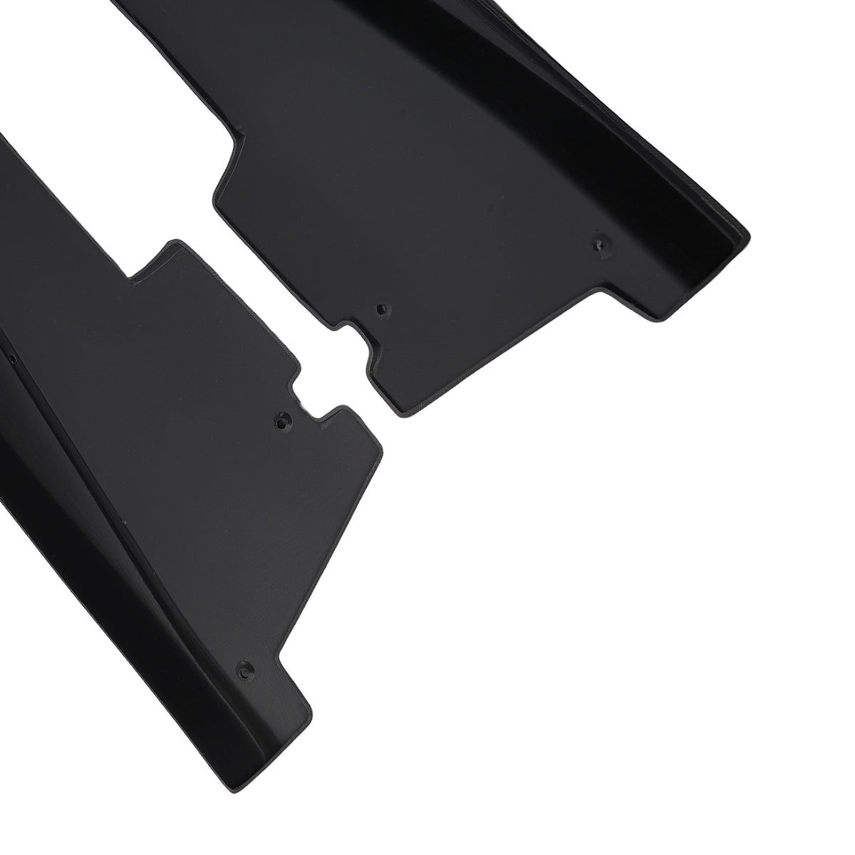 ABS Side Skirt Extension Body Kit compatible For Chevrolet Camaro 16-20 Matte Black Panel