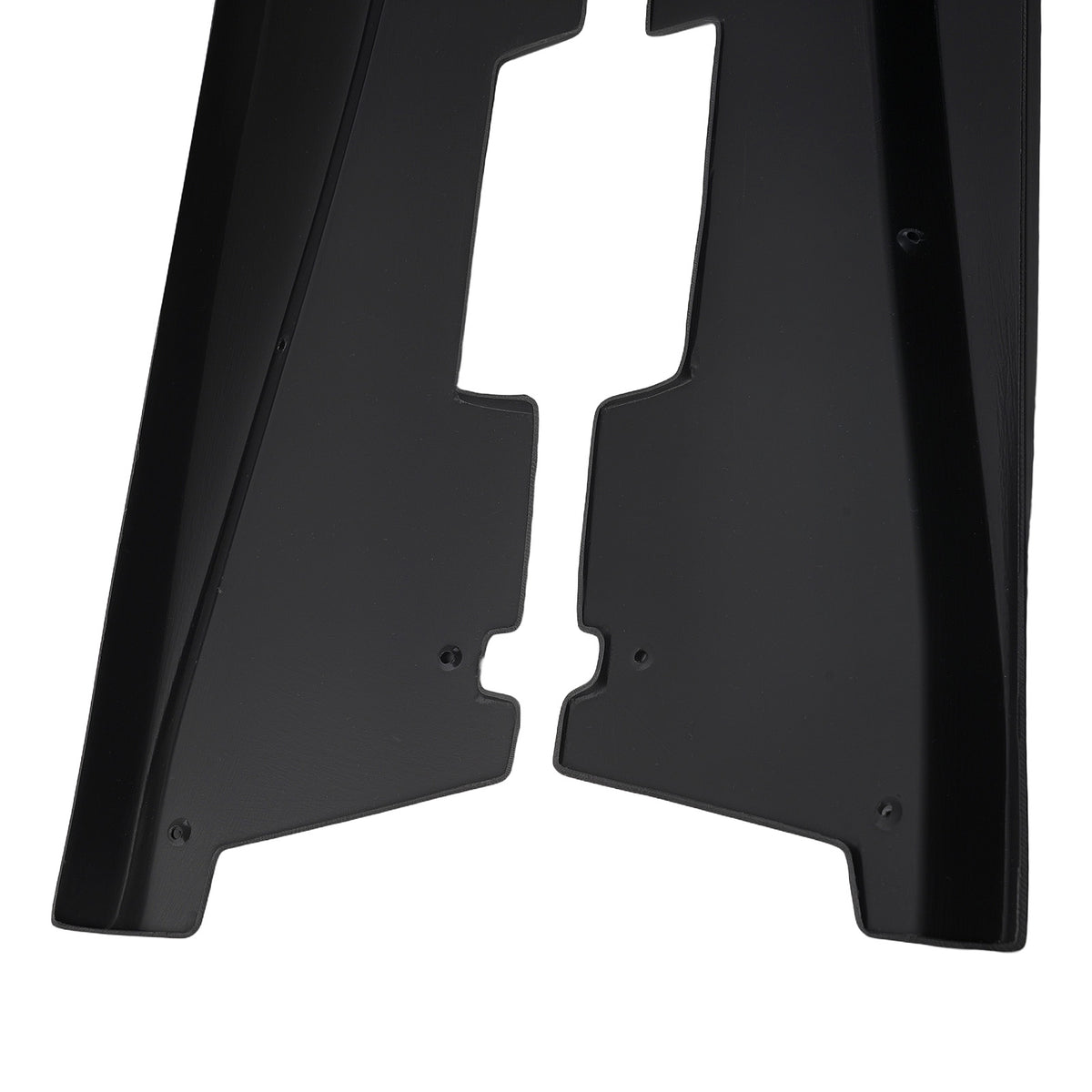 ABS Side Skirt Extension Body Kit compatible For Chevrolet Camaro 16-20 Matte Black Panel