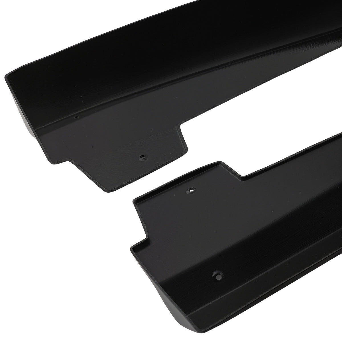 ABS Side Skirt Extension Body Kit compatible For Chevrolet Camaro 16-20 Matte Black Panel
