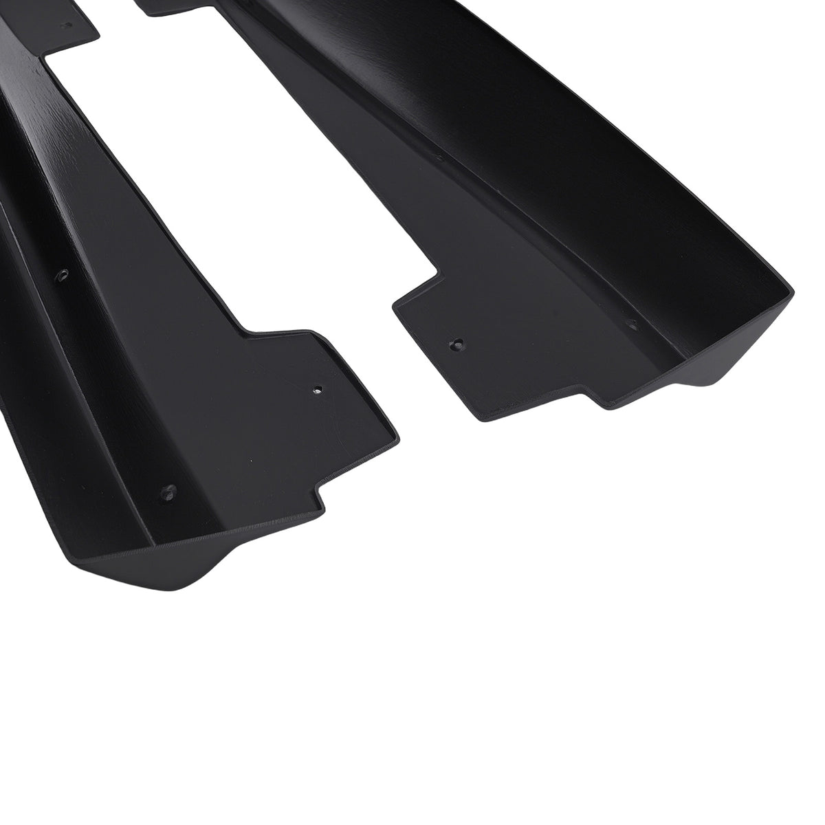 ABS Side Skirt Extension Body Kit compatible For Chevrolet Camaro 16-20 Matte Black Panel