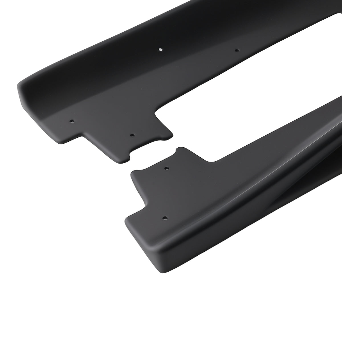 Side Skirt Extension compatible For Chevy Camaro RS SS LT LS 16-23 Matte Black ABS Plastic