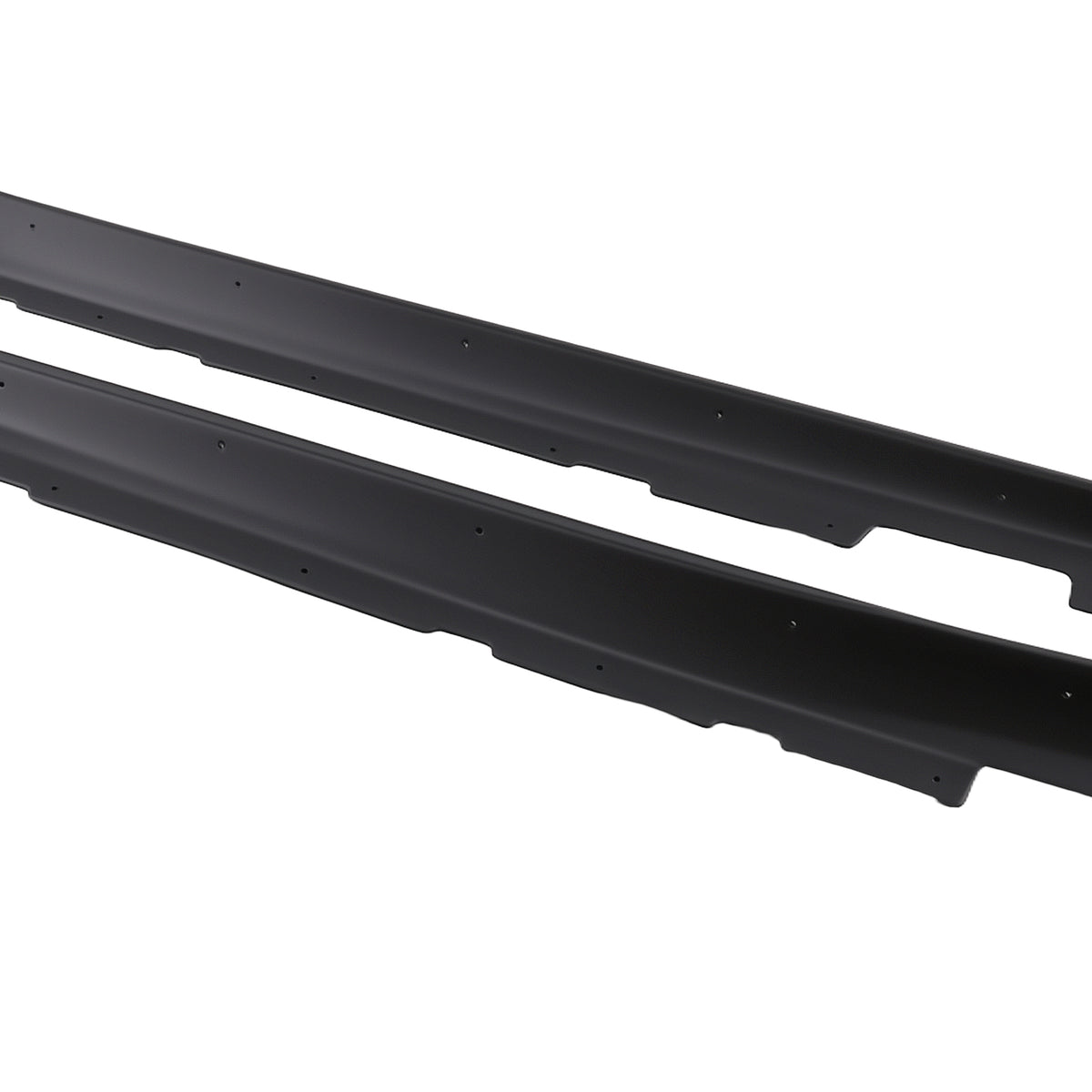 Side Skirt Extension compatible For Chevy Camaro RS SS LT LS 16-23 Matte Black ABS Plastic