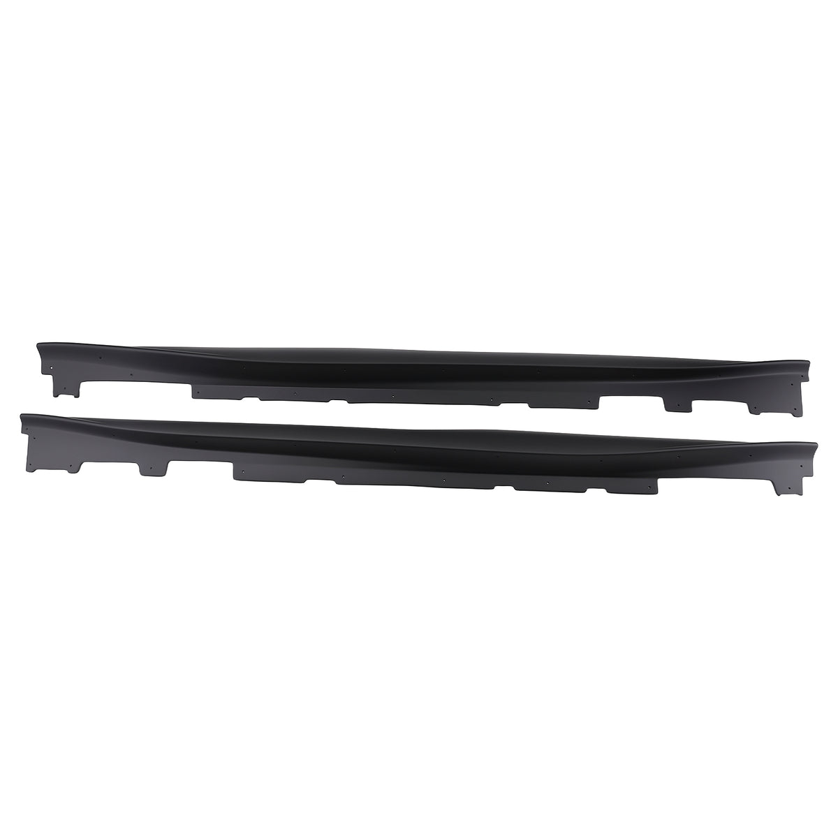 Side Skirt Extension compatible For Chevy Camaro RS SS LT LS 16-23 Matte Black ABS Plastic