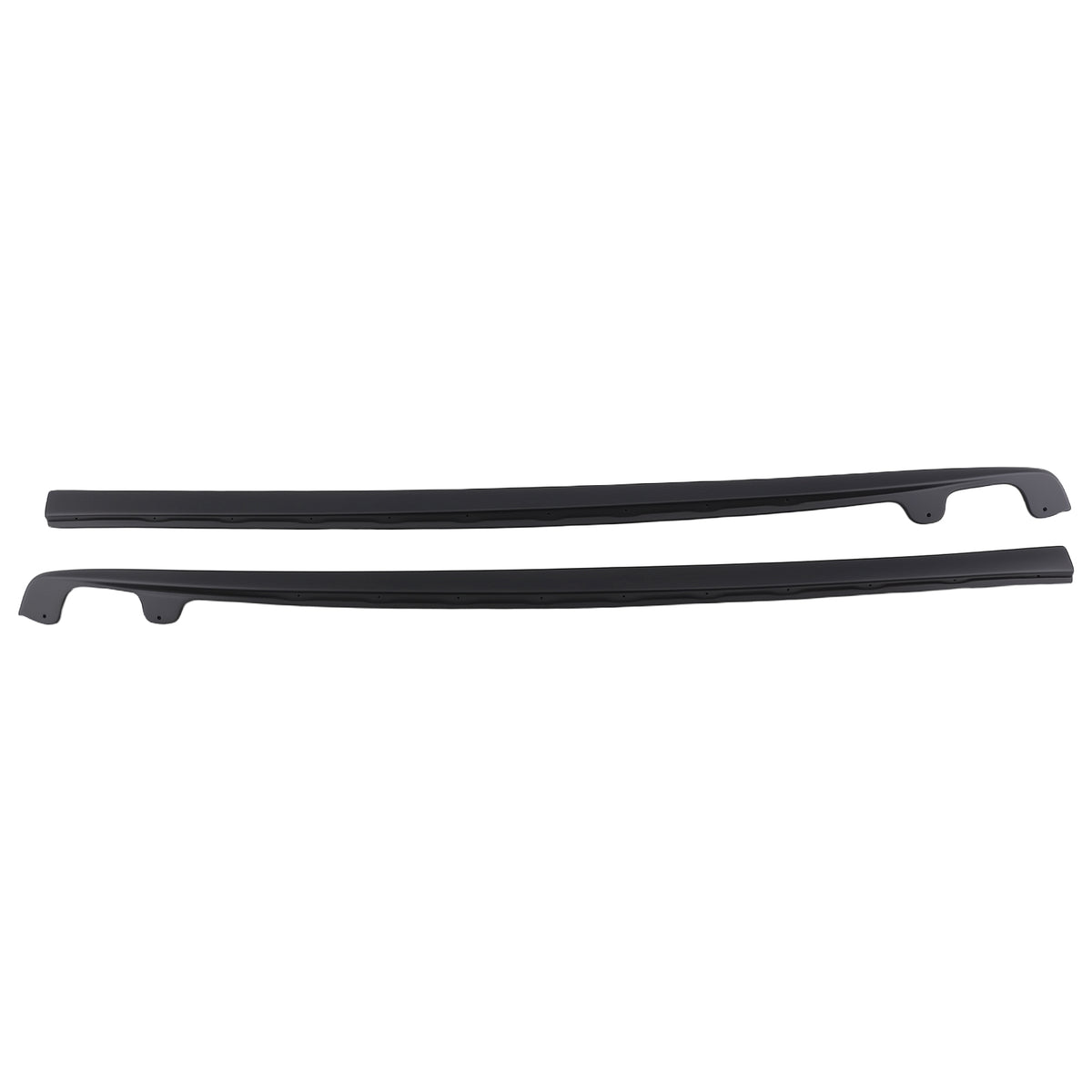 Black ABS Side Skirt Extension compatible For Chevrolet Corvette Wide Body 2005-2013 2PC