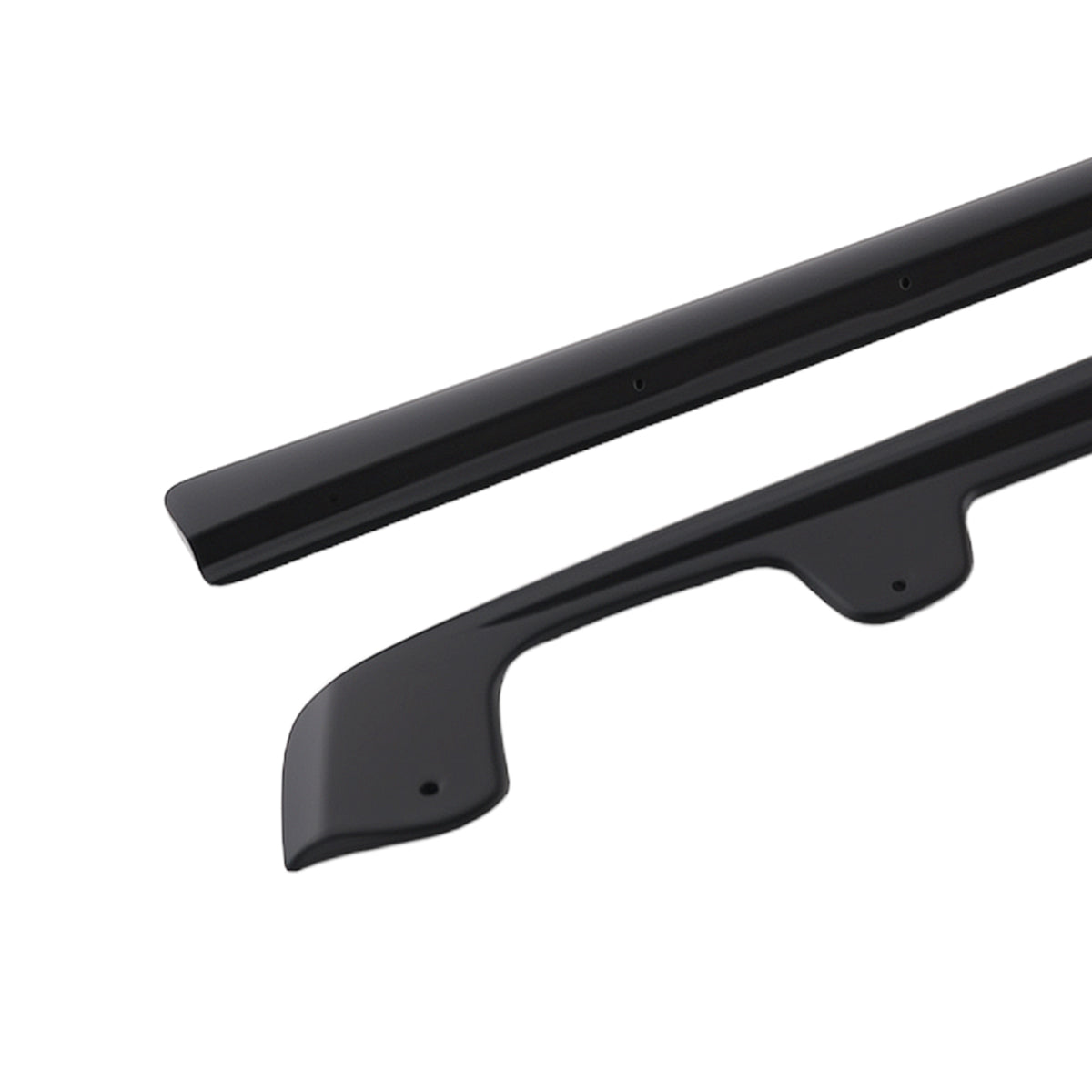 Black ABS Side Skirt Extension compatible For Chevrolet Corvette Wide Body 2005-2013 2PC