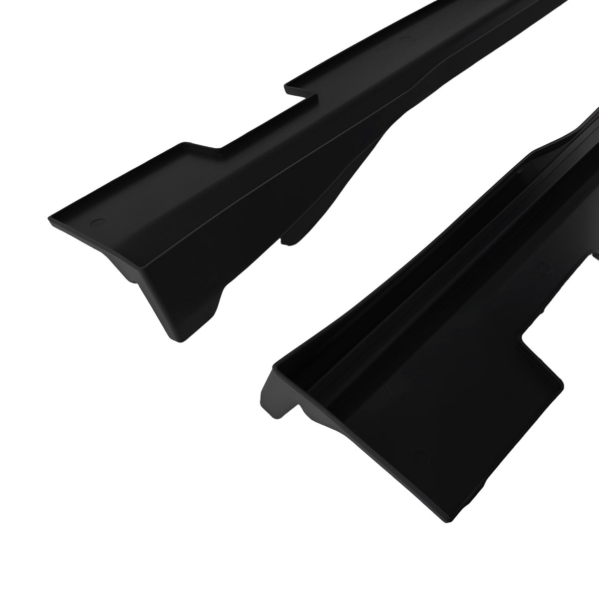Body Kit Side Skirt Extension Panel Lip compatible For Dodge Charger 15-23 Matte Black 2PC