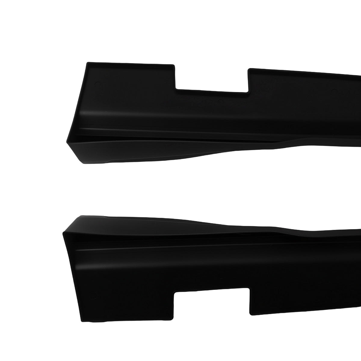 Body Kit Side Skirt Extension Panel Lip compatible For Dodge Charger 15-23 Matte Black 2PC
