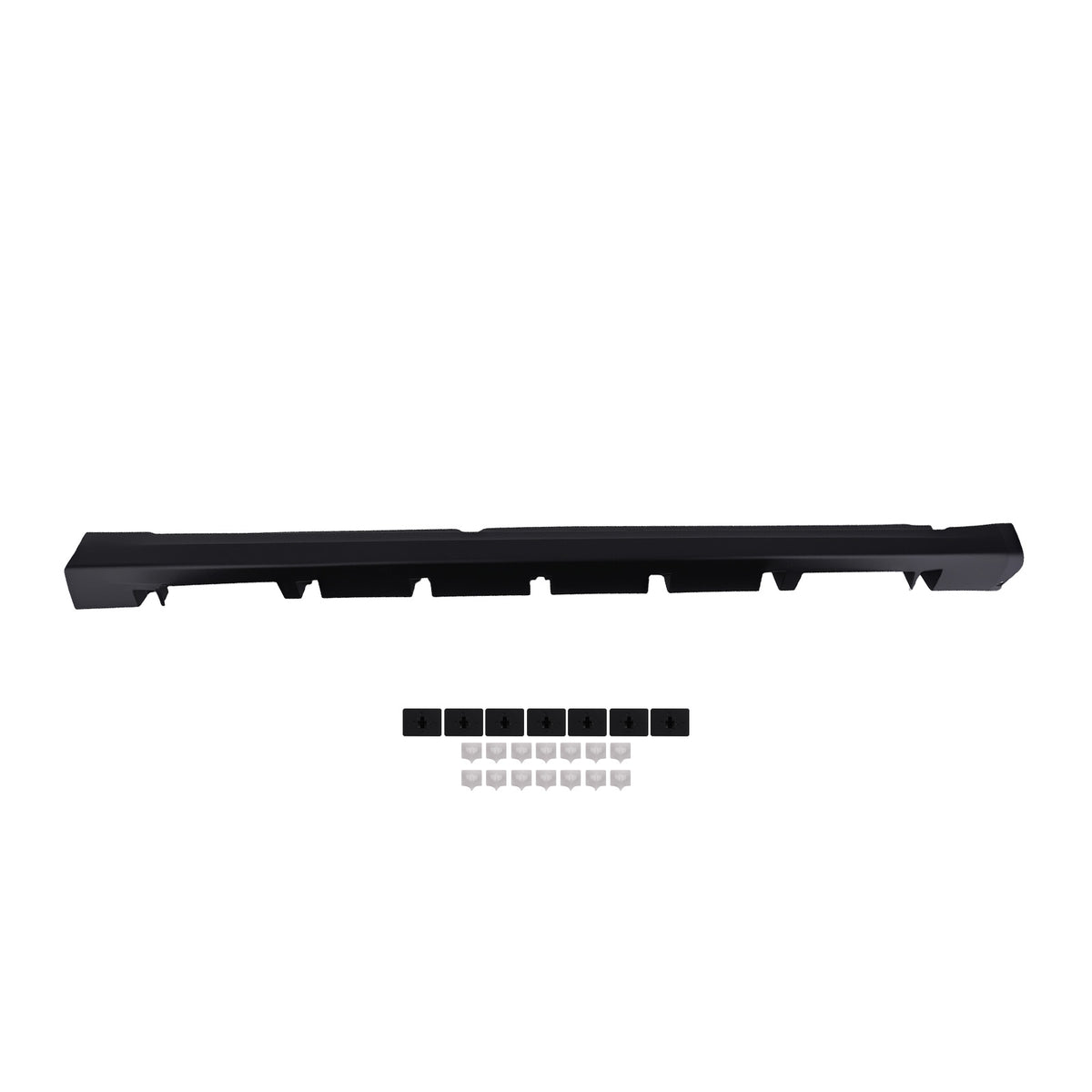 Body Side Skirt Extension compatible For Ford Fusion All Models 2013-2017 FO1607106 Black