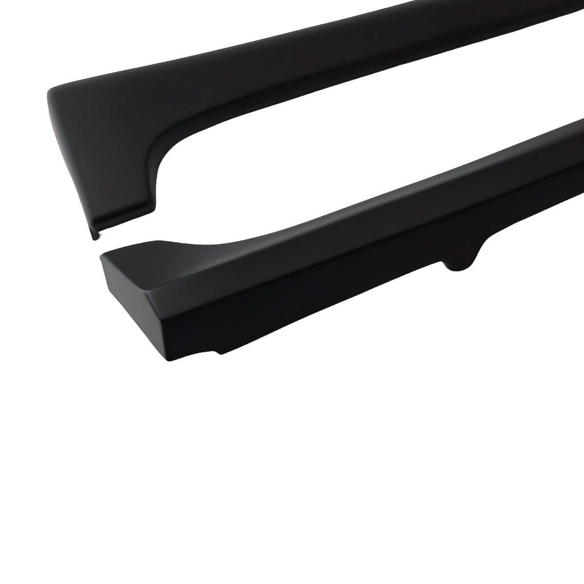 Black Side Skirt Extension Panel Kit compatible For Honda Civic Sedan 2012-2015 ABS Pair