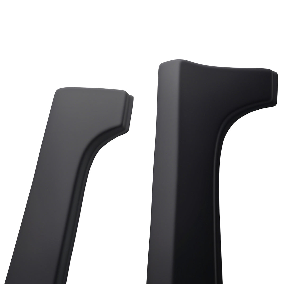 Black Side Skirt Extension Panel Kit compatible For Honda Civic Sedan 2012-2015 ABS Pair