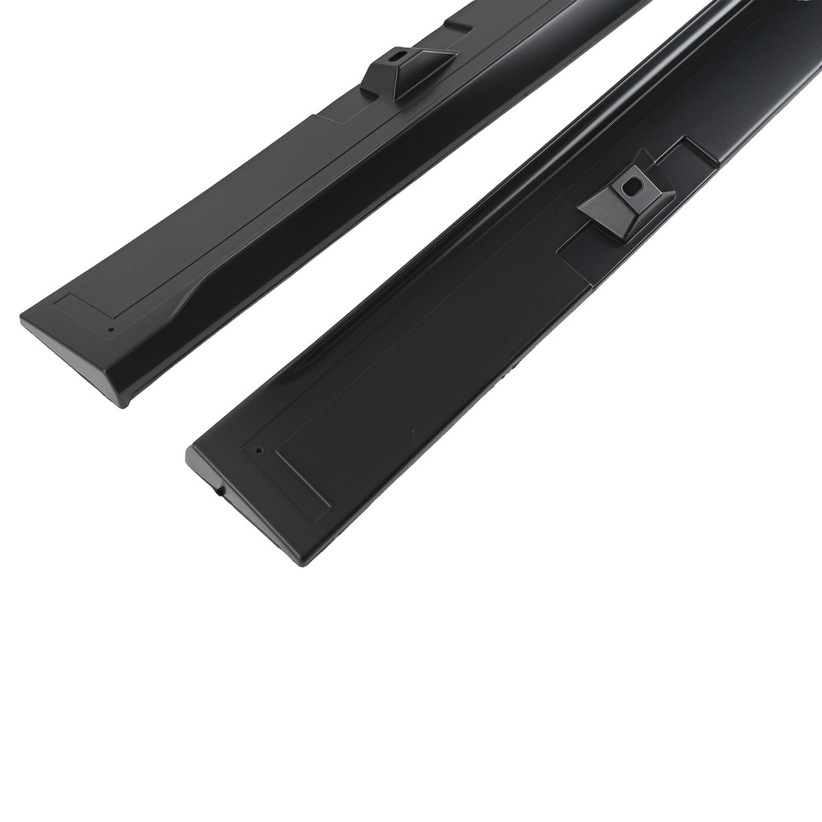 ABS Body Kit Side Panel compatible For Honda Civic Sedan Si 2016-2021  Black Extension Skirt