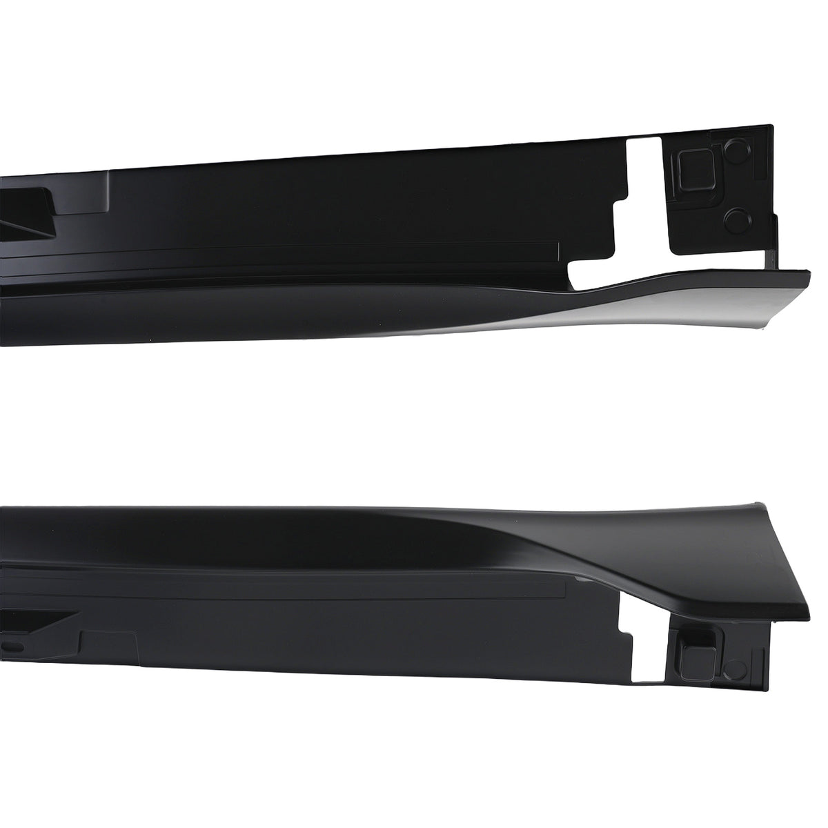 ABS Body Kit Side Panel compatible For Honda Civic Sedan Si 2016-2021  Black Extension Skirt