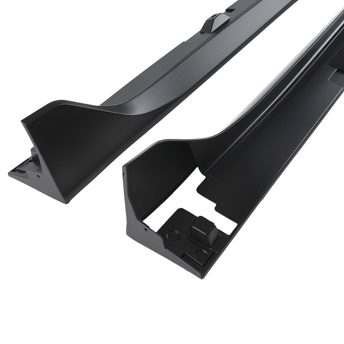 ABS Body Kit Side Panel compatible For Honda Civic Sedan Si 2016-2021  Black Extension Skirt