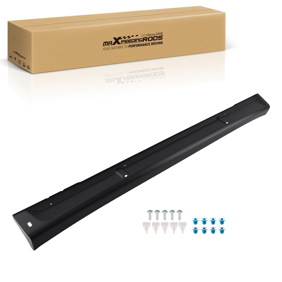 Body Side Skirt Extension compatible For Mitsubishi Outlander 14-20 6512A421 Black Plastic