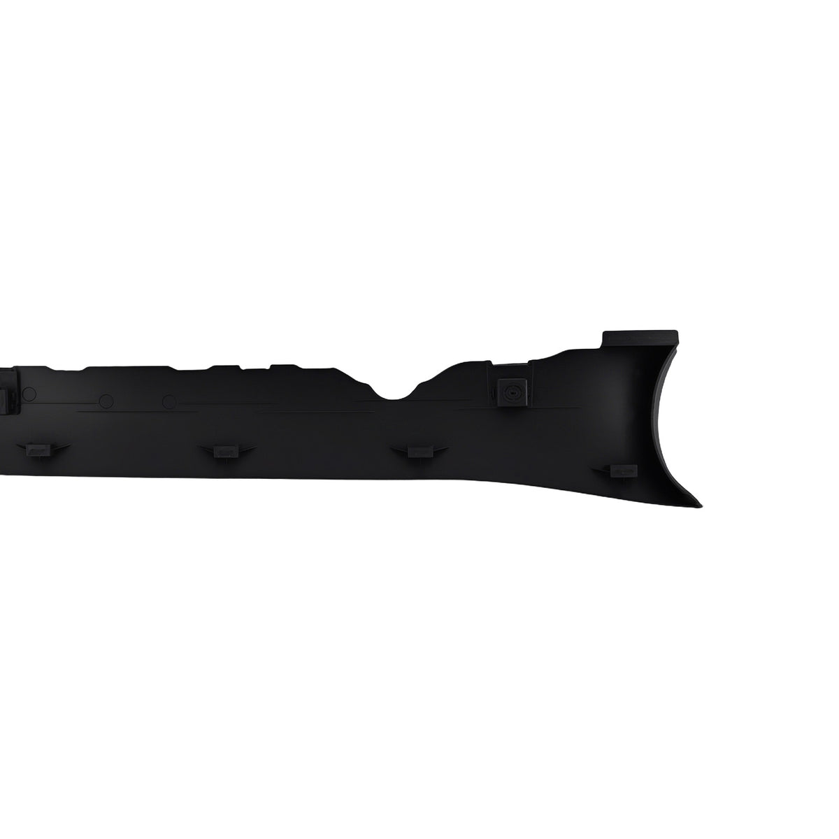 Black Lower Protection compatible For Tesla Model 3 17-24 1089828 Side Skirt Cover