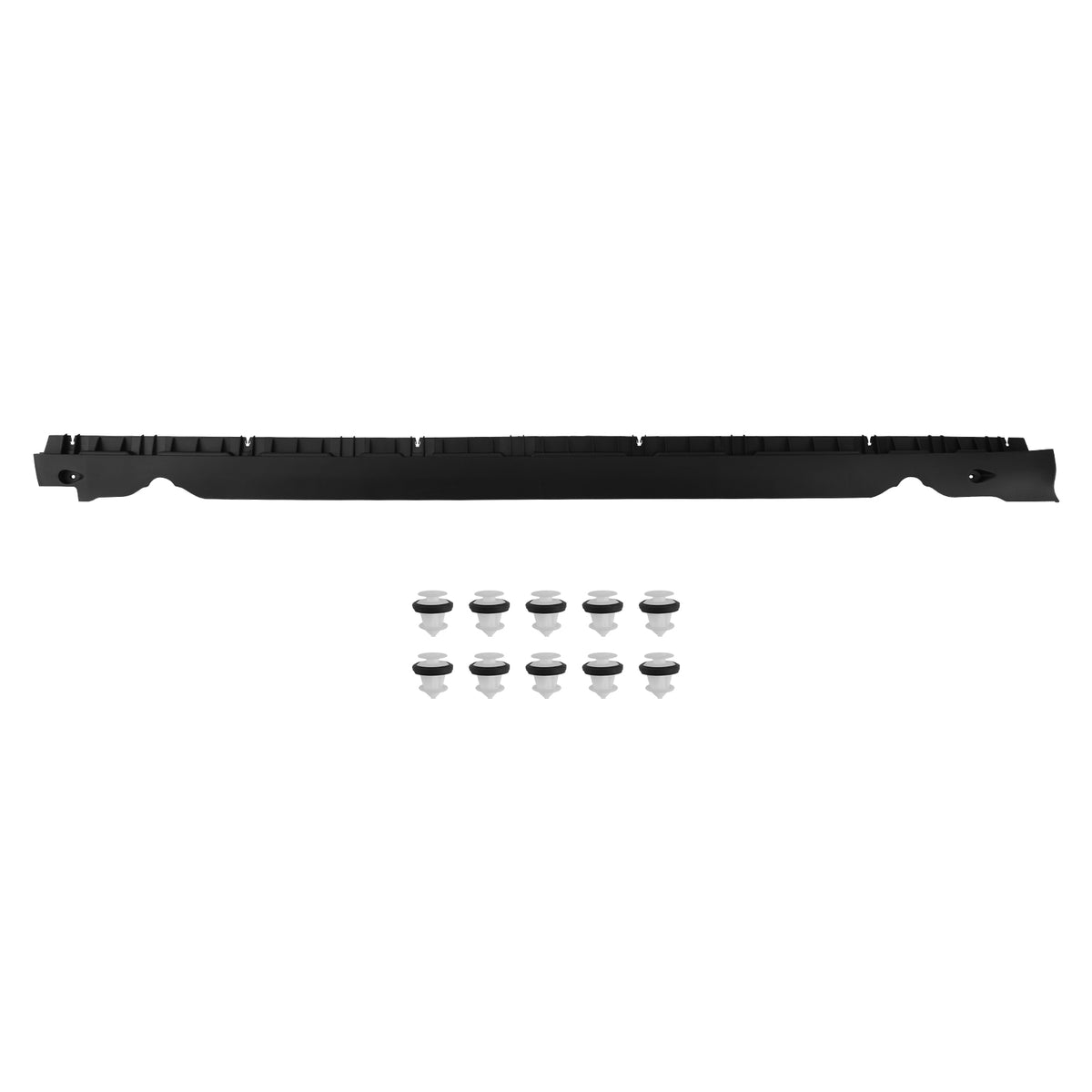 Body Panel Extension Left compatible For Tesla Model Y 2020-2022 1497741-00-B Black Kit