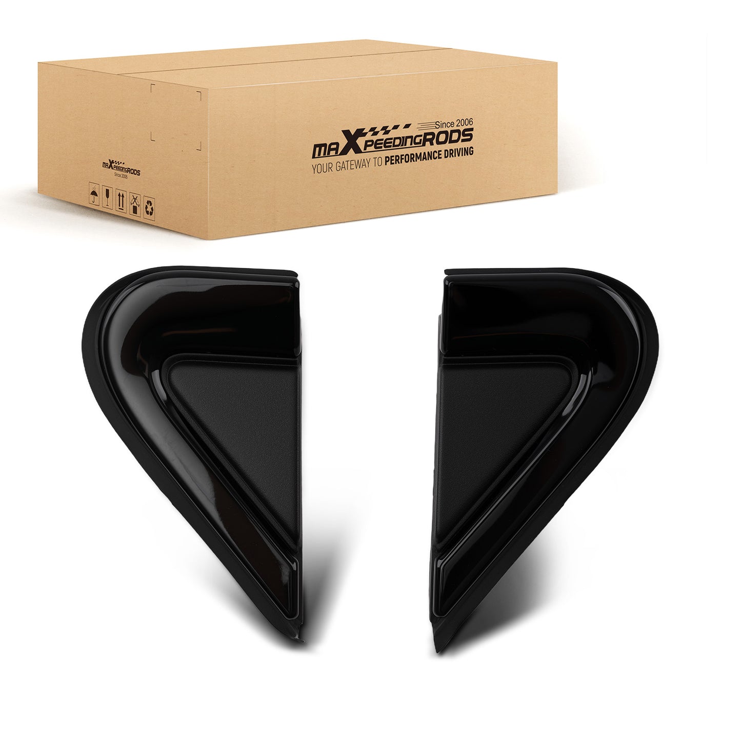 Mirror Corner Molding Trim Pillar Fender compatible for Dodge Dart 2012-2016 68083130AD