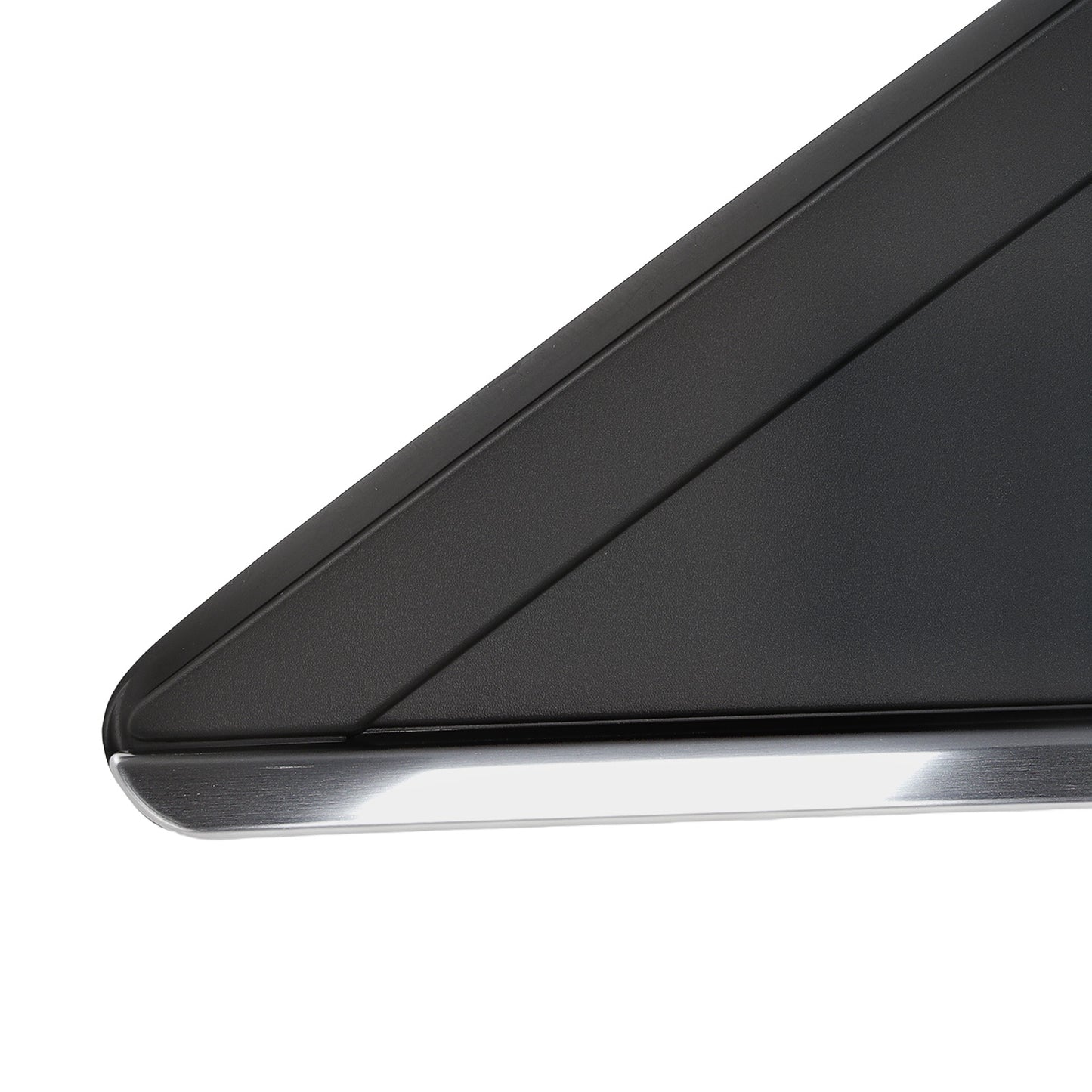 Left Mirror Flag Applique compatible for Dodge Caravan 2008-2019 1BE431XFAA Black