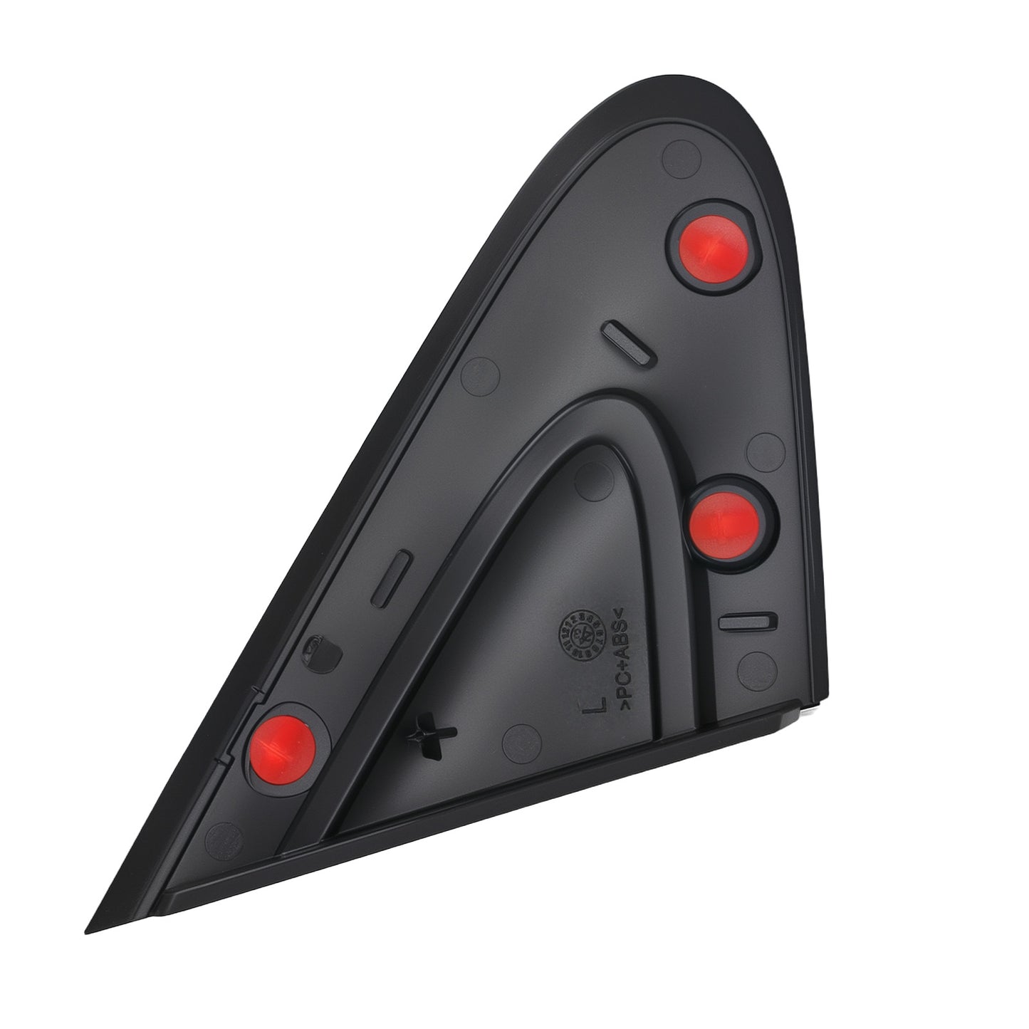 Left Mirror Flag Applique compatible for Chrysler 200 15-17 5NJ511XFAB 5NJ511XFAA