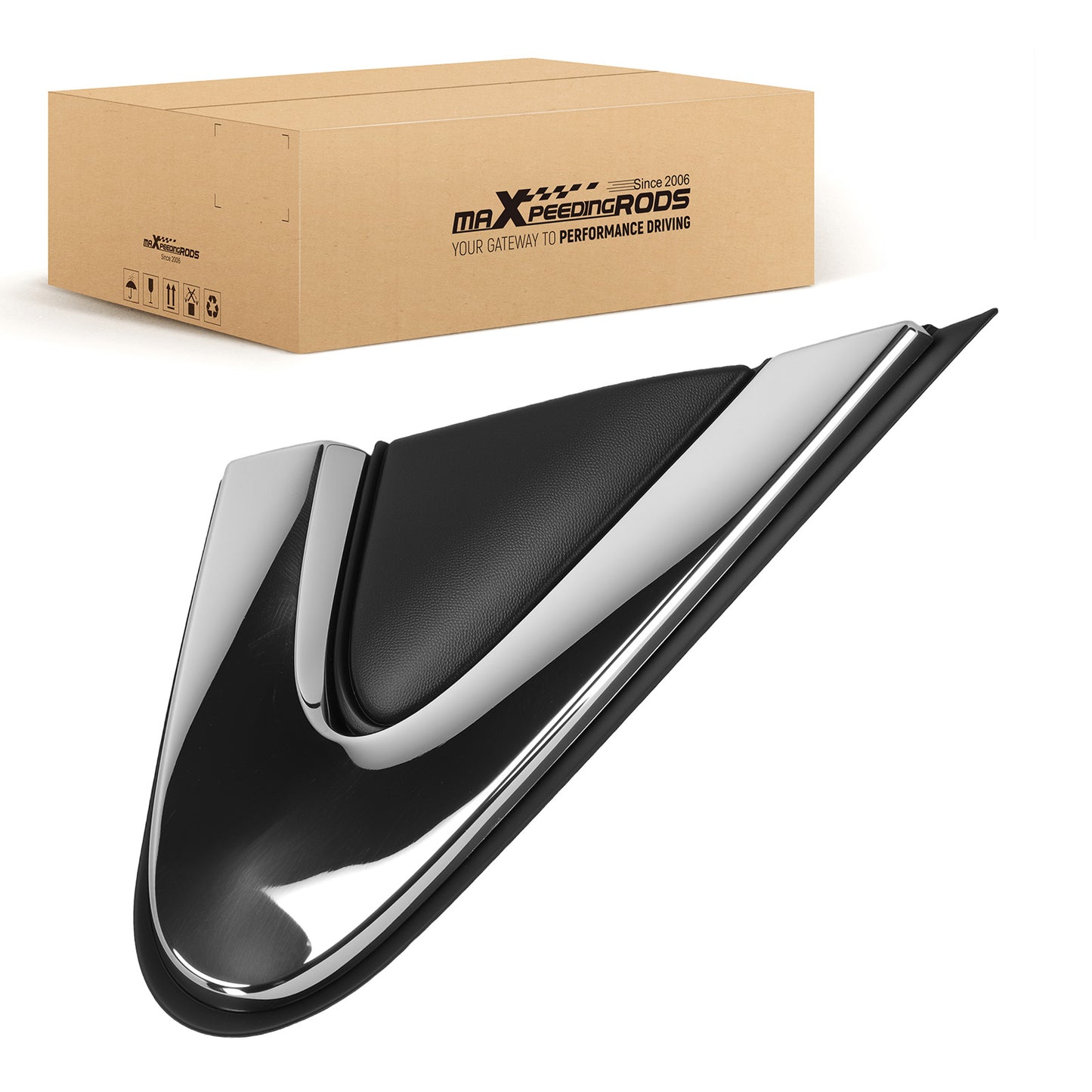 Mirror Flag Right compatible for Chrysler 200 2015-2017 5NJ501XFAB 5NJ501XFAA Black