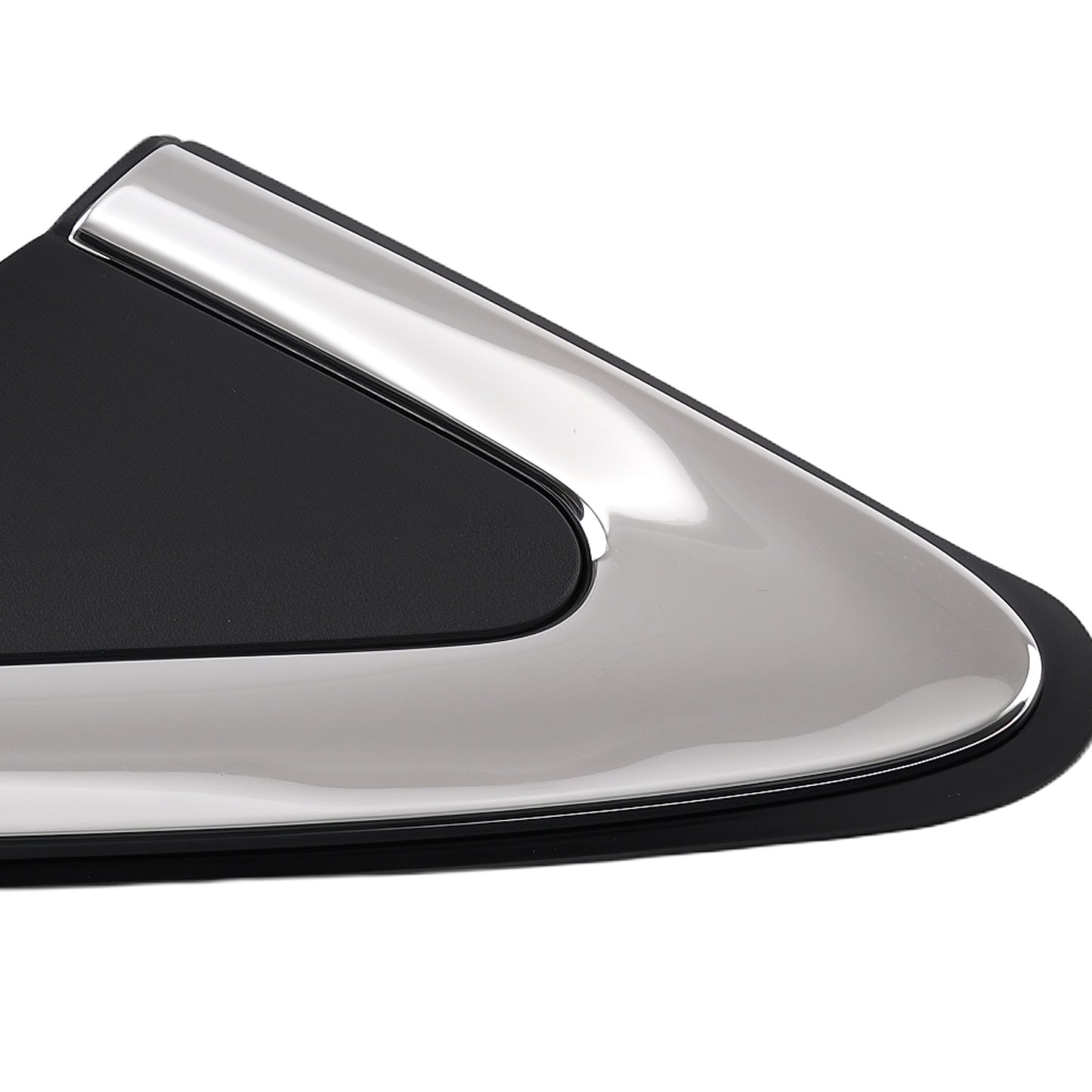 Black Fender Mirror Corner Triangle Trim compatible For Mitsubishi Eclipse Cross 2018-2021