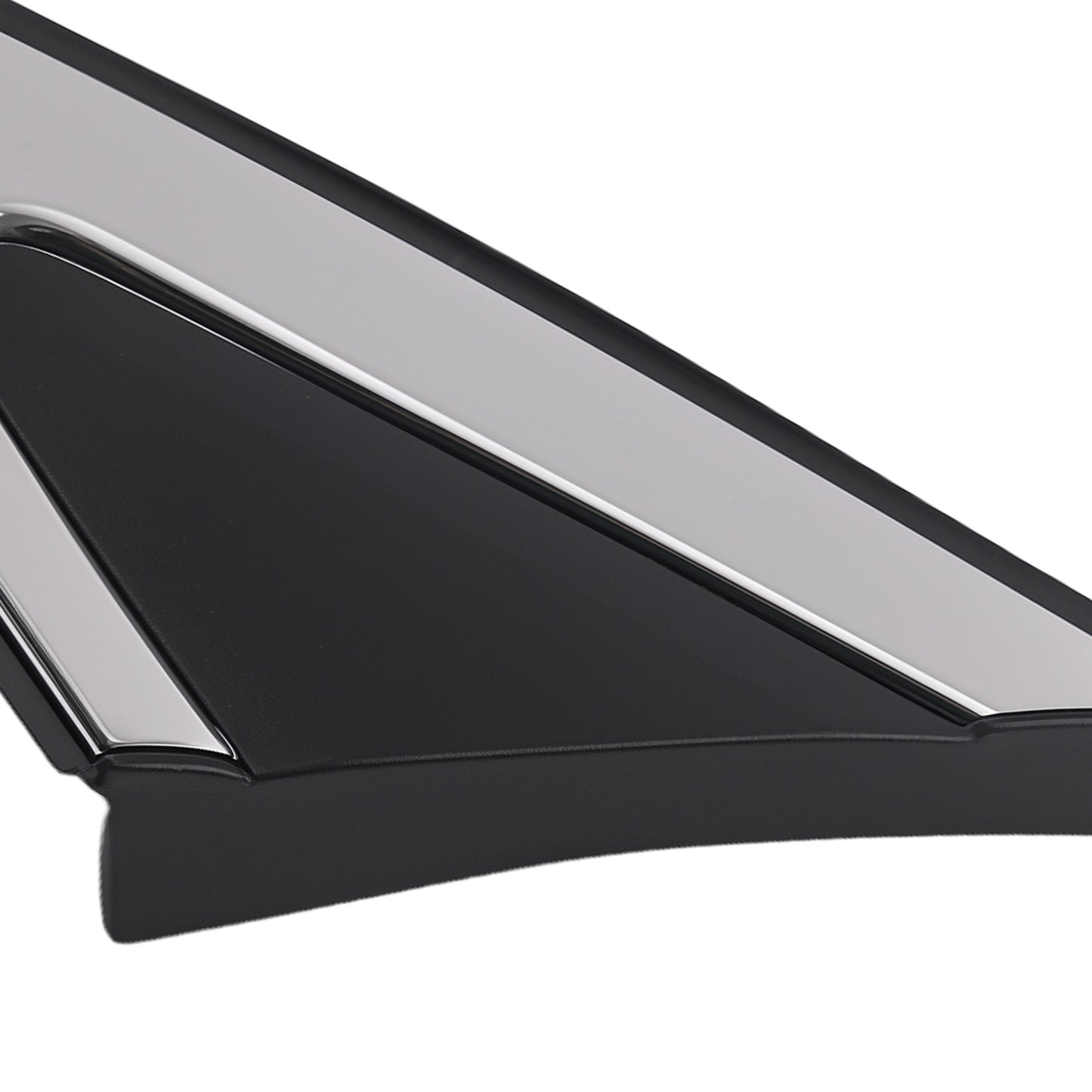 Black Fender Mirror Corner Triangle Trim compatible For Mitsubishi Eclipse Cross 2018-2021