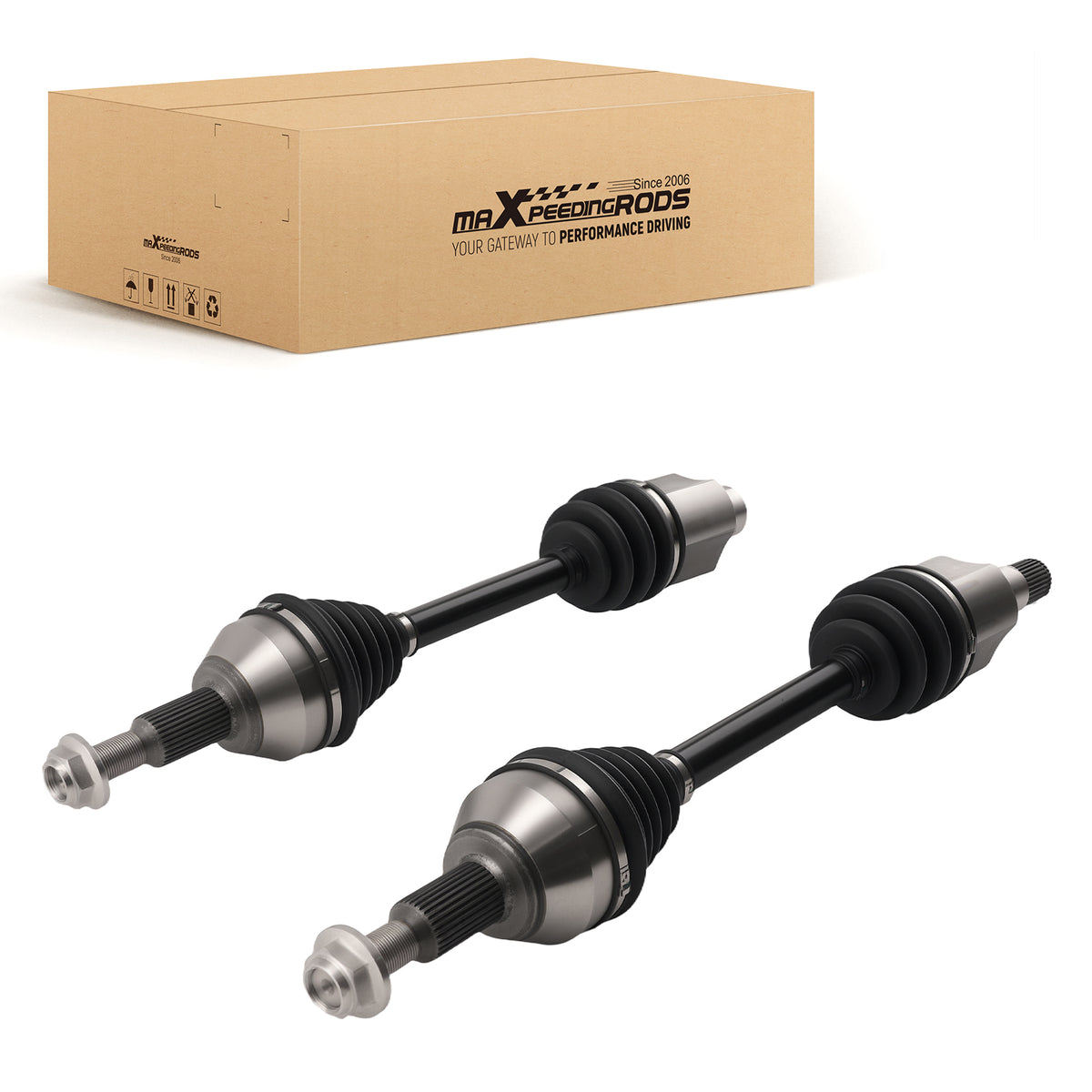 2pc Front CV Axle Shaft Assembly For TownCountry compatible For Dodge Grand Caravan compatible For Ram C/V