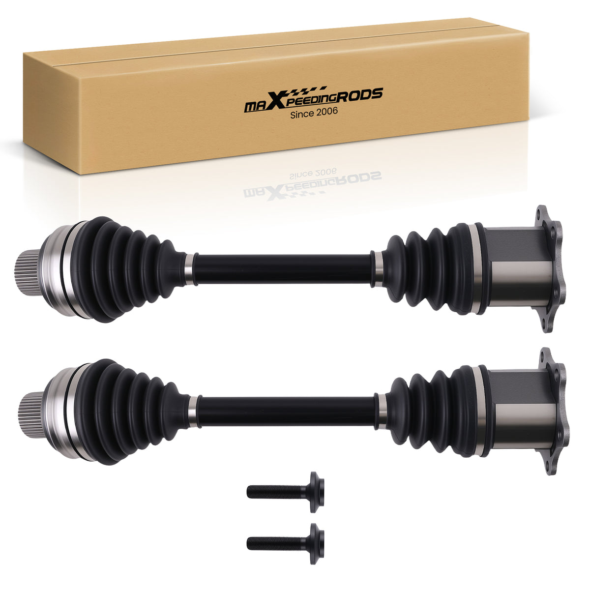 Front CV Axle Shaft Set compatible For Audi A4 Quattro 2009-2011 A5 Quattro 2008-2012