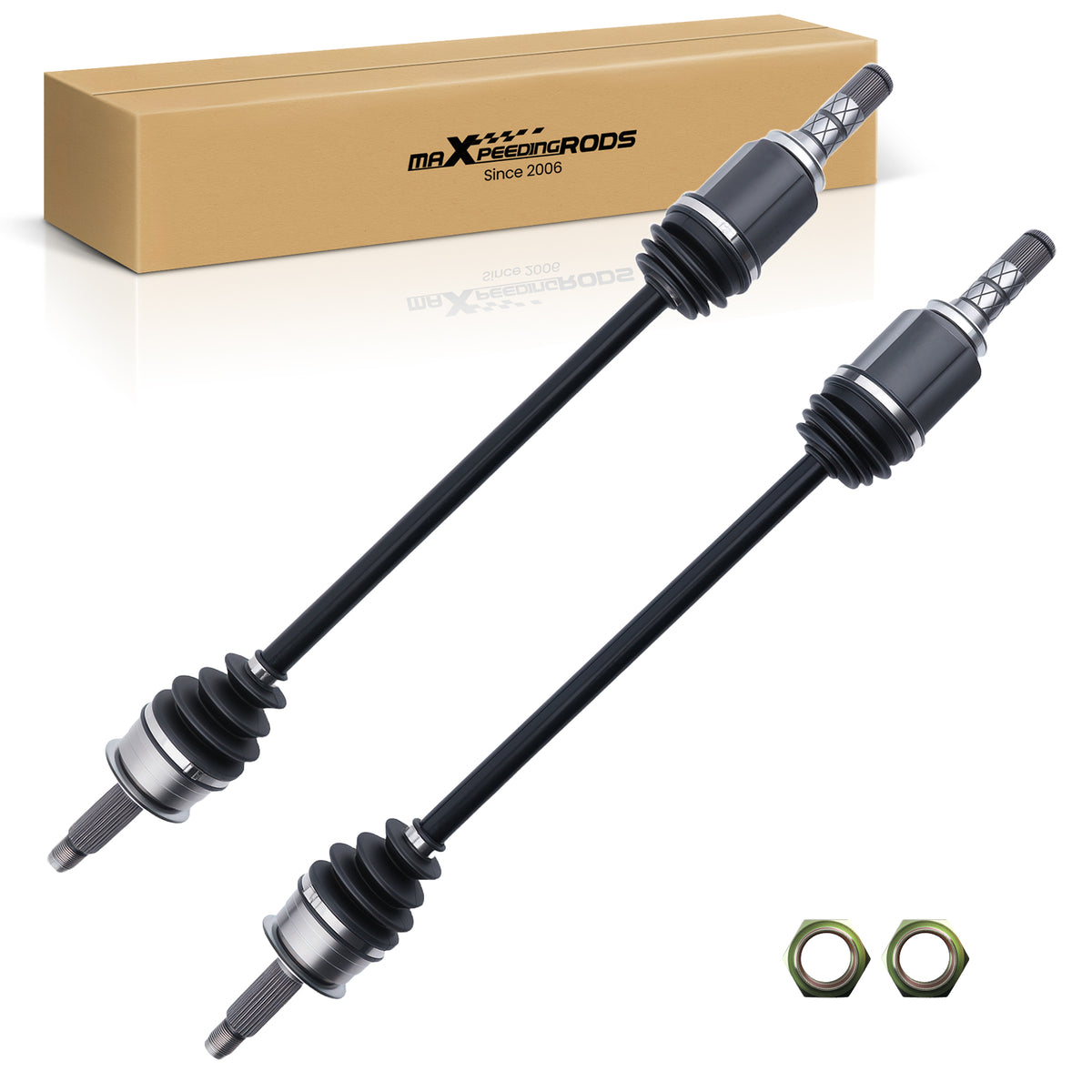 Pair Front CV Axle Shaft Set compatible For Subaru Legacy AWD 2015-2019