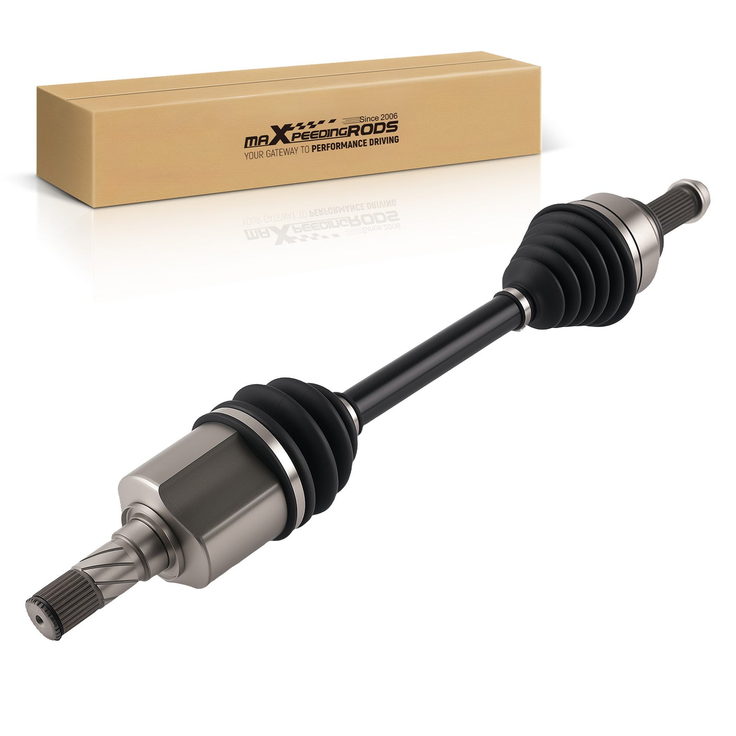 Complete Front Driver Side CV Axle Shaft Assembly compatible For Mazda 3 5 Automatic Trans.