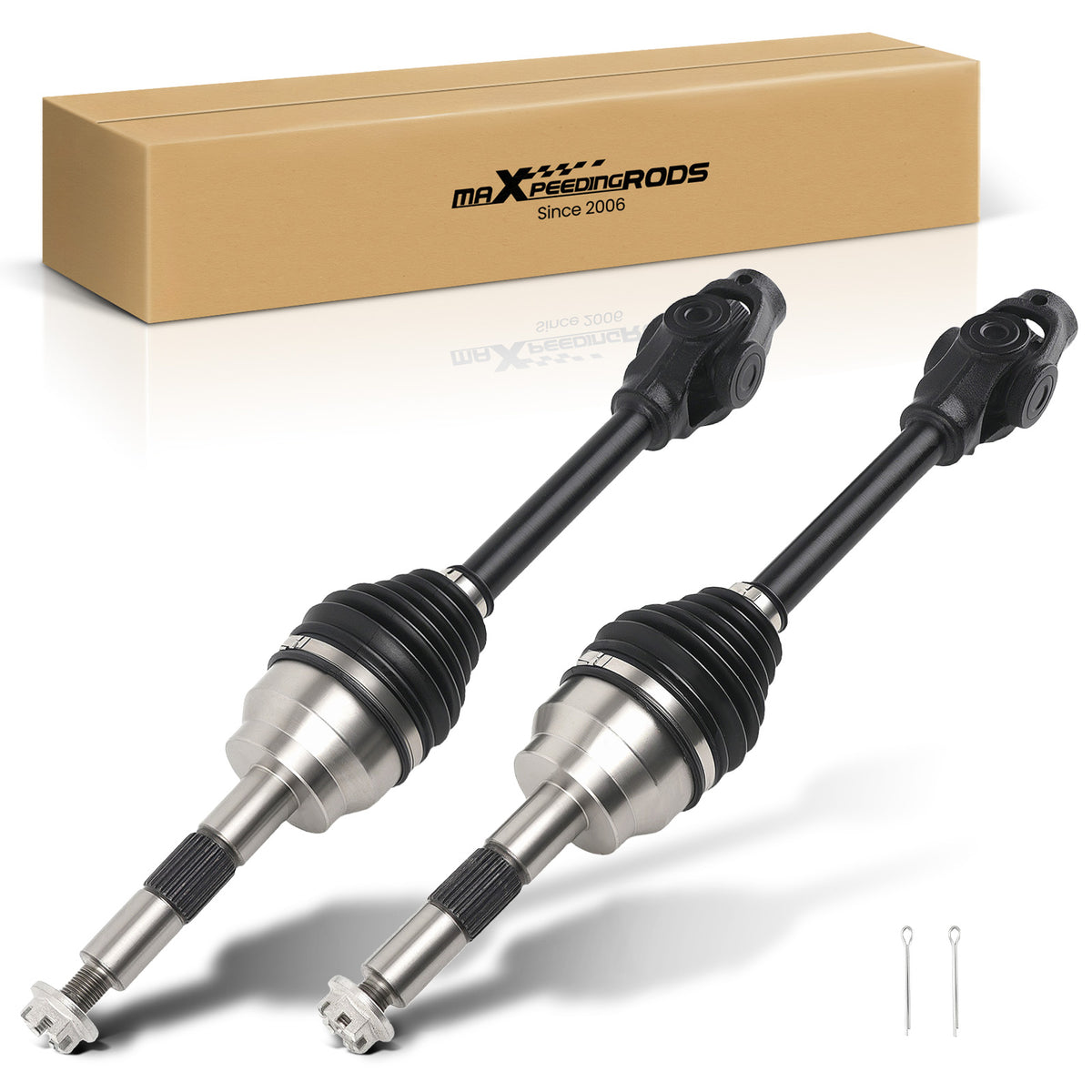 Pair Front Left Right CV Axle Drive Shaft compatible For Polaris Sportsman 335 400 400L 500