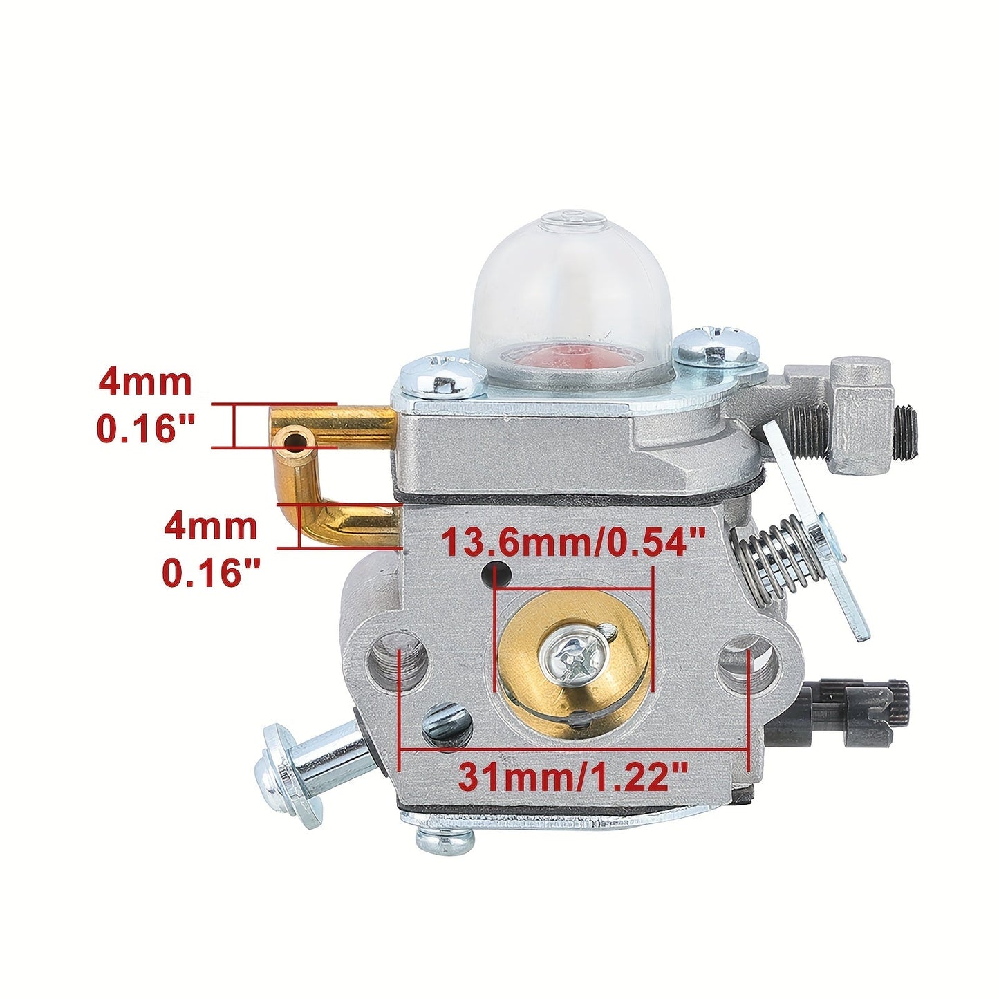 Hipa A021000940 Carburetor Fuel Line Kit For Echo PB200 PB201 PS200 ES210 Zama C1U-K78 Blower