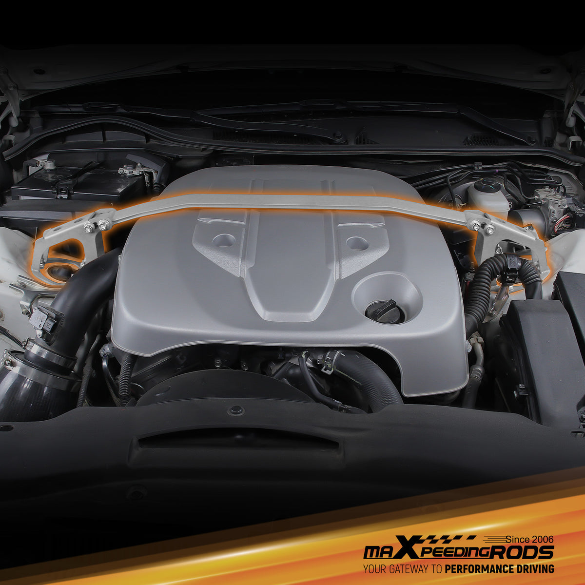 Front Upper Strut Bar Strut Tower Brace compatible For Lexus IS250 IS350 2/4-Door 2006-2013