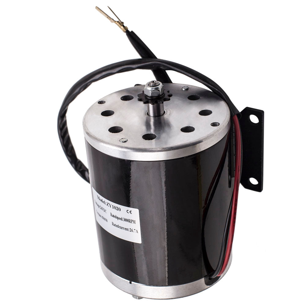 500W 24V DC 26.7A Electric Motor MY1020 w/ bracket For E-Scooter Electric Bike