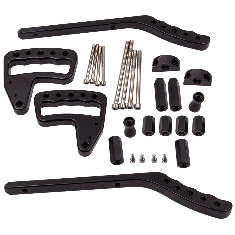 FrontRear Grab Handles Grip Mount Bar compatible For Jeep Wrangler JK JKU 2007-2017