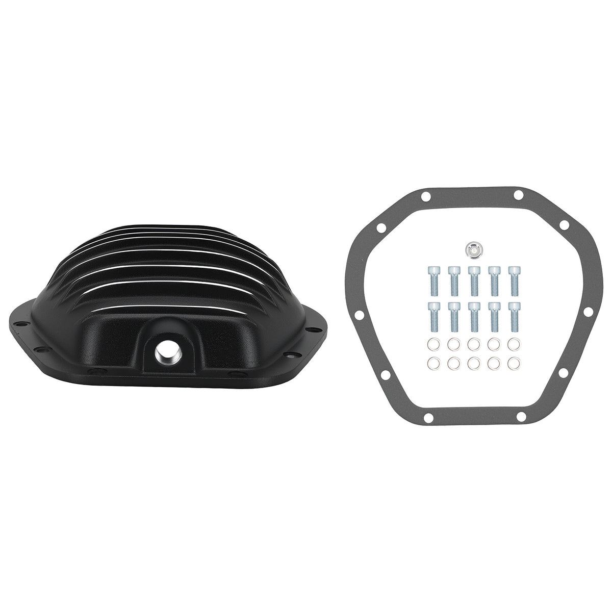 Aluminum Differential Cover compatible For Chevrolet Cargo 1984-1988 4911BKKIT