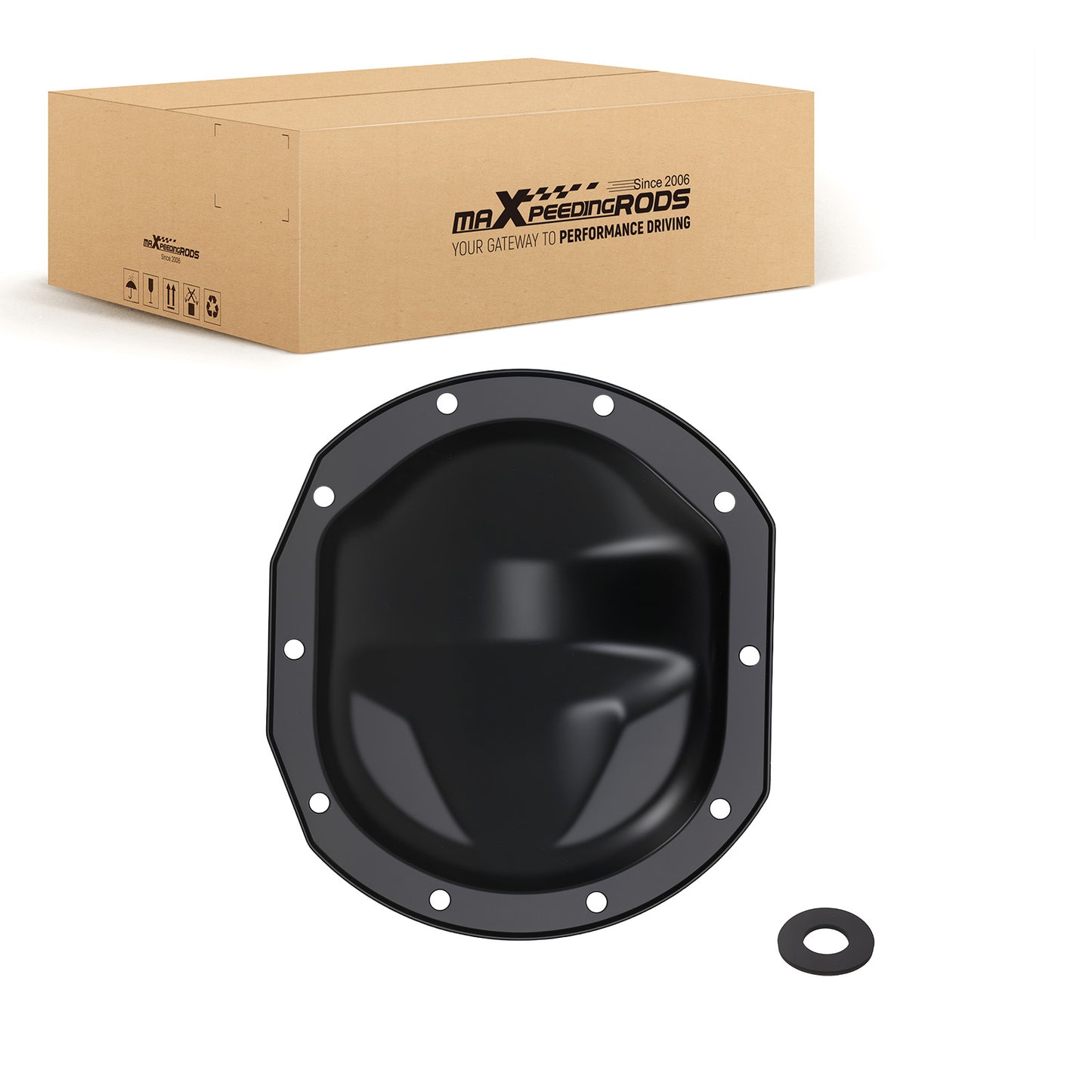 Black Differential Cover compatible For Ford Ranger 2.3L 2.9L 3.0L 1983-2011 697-710