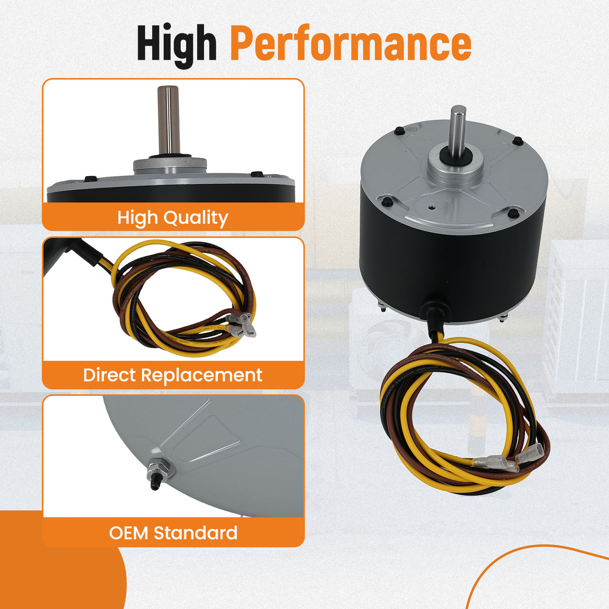 Condenser Motor For Carrier HC39GE237 HC39GE237A Dayton 6DLL0 1.4 Amps 1100 RPM