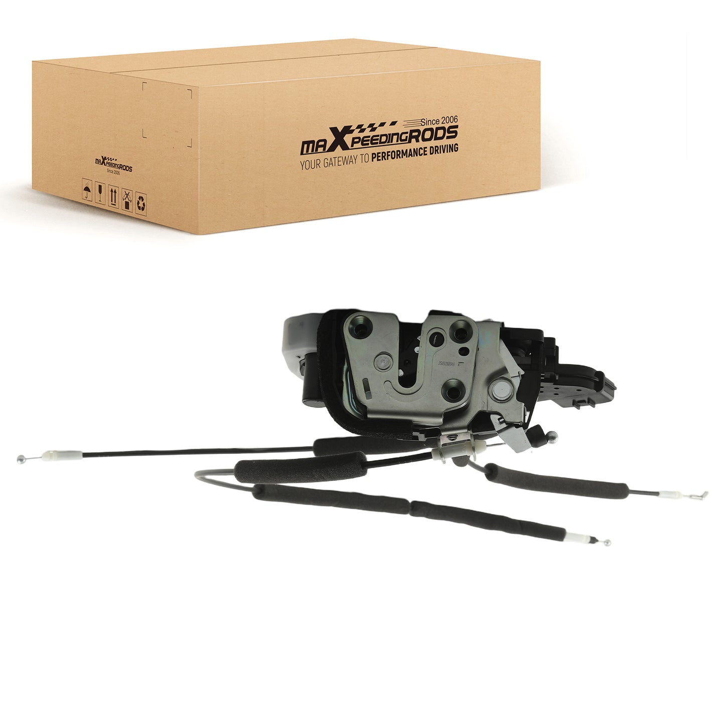 Door Lock Actuator Block LH compatible for Nissan Rogue 2008-15 82501-JM00A Black Metal