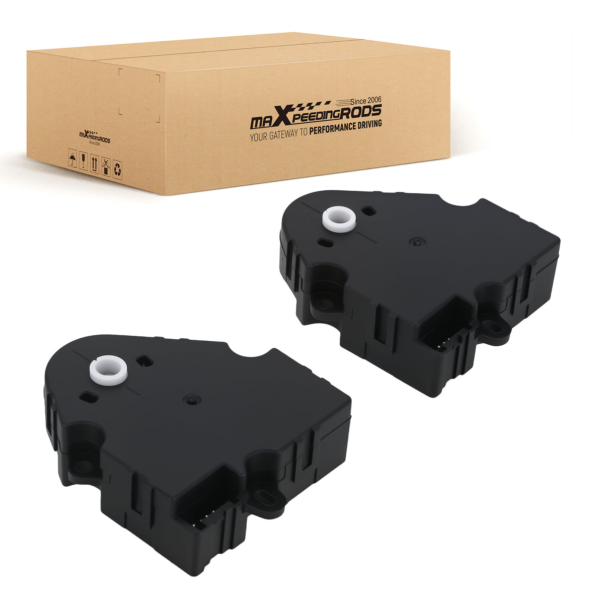 2PCS HVAC Air Blend Door Actuators compatible For Buick Century 1997-2005 604-107 16124932