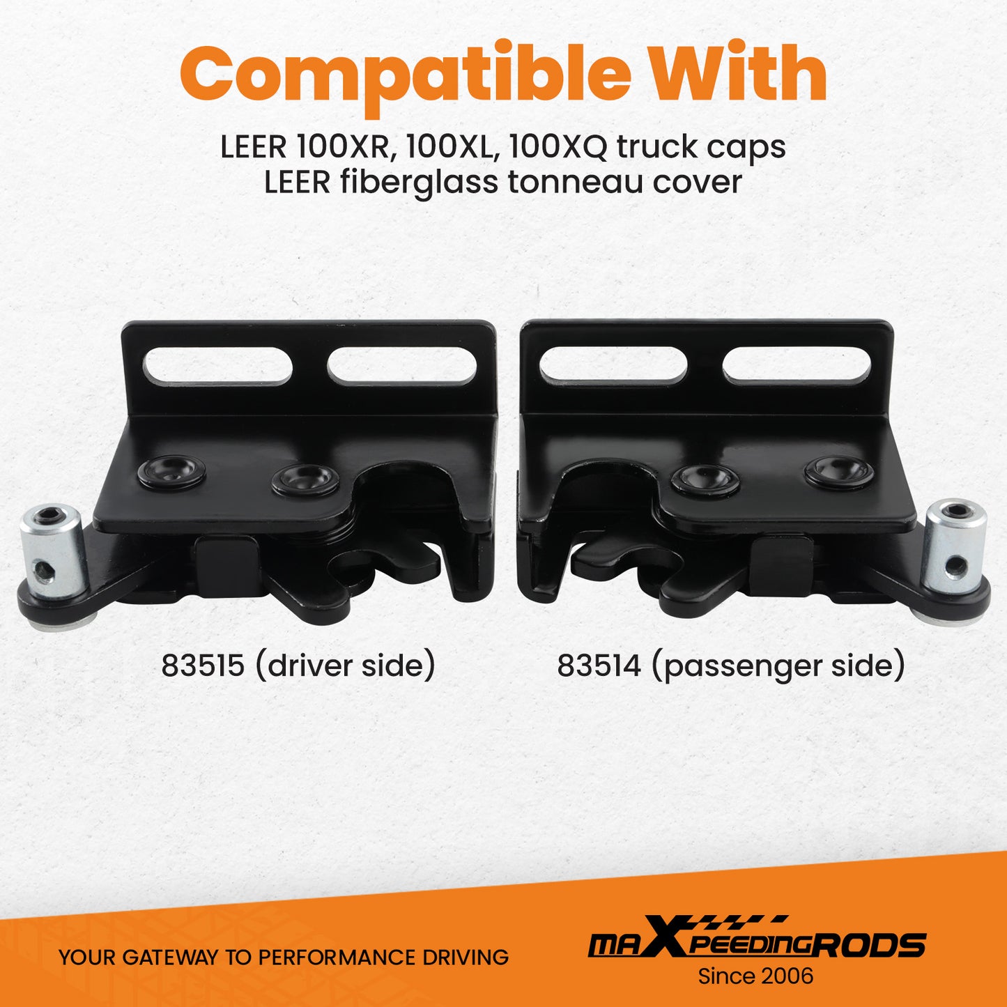 2Pcs Truck Cap Rotary Latch Catch for Leer 700 Fiberglass Tonneau Cover