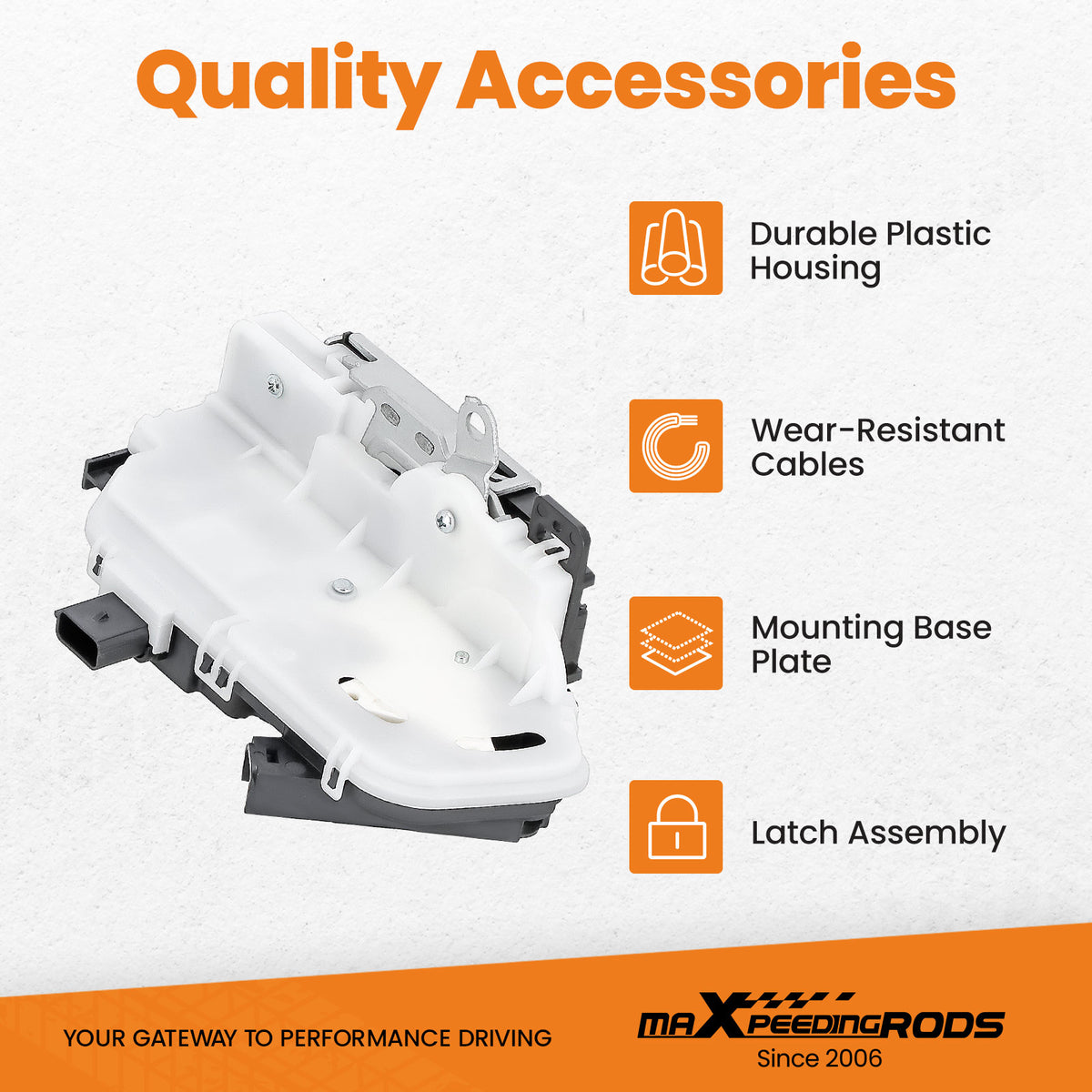 Door Lock Actuator compatible For Ford Mustang/Taurus 2010-2019 BB5Z7826413A