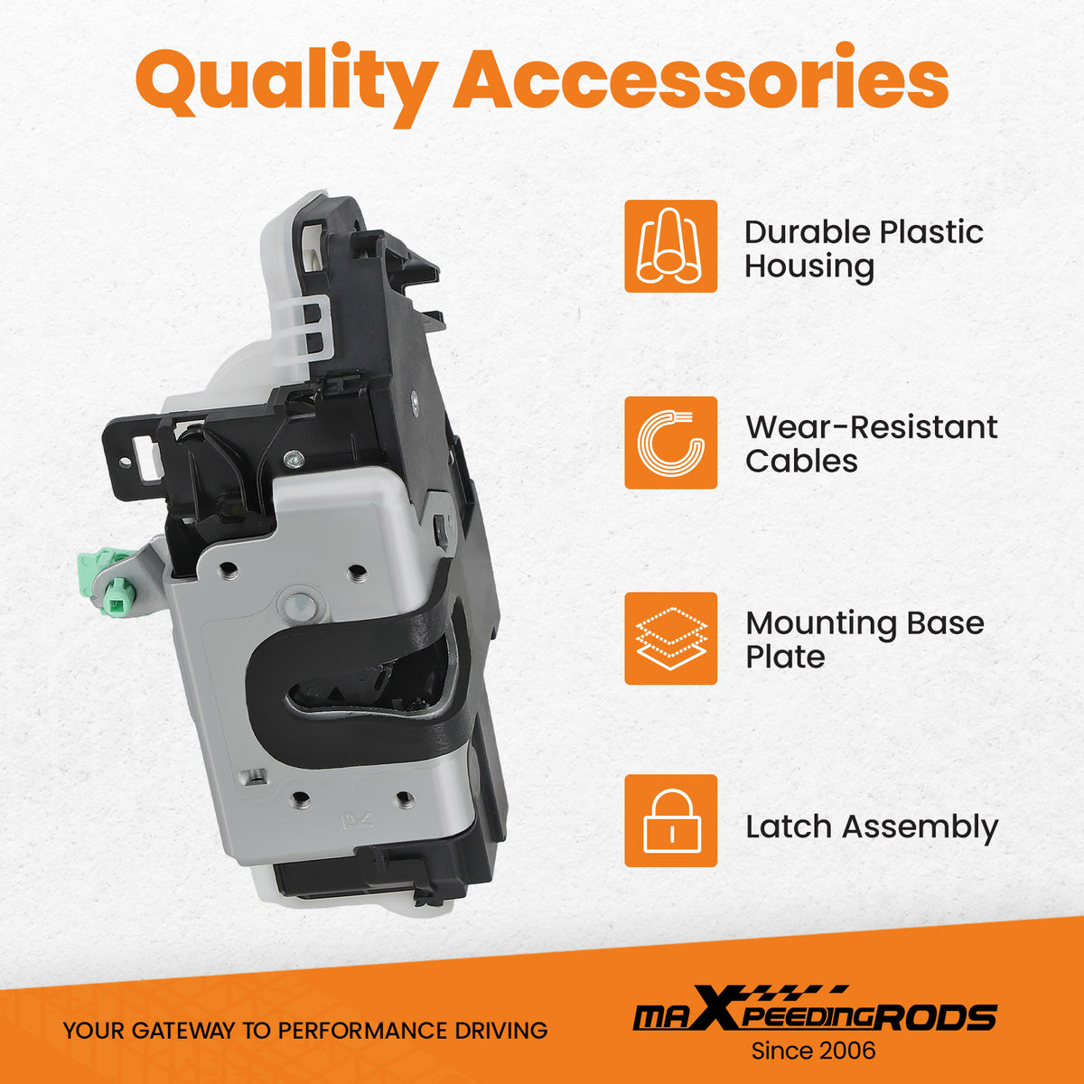 Door Lock Actuator compatible For Ford Explorer 2011-2019 9L3Z5421812A Front Right